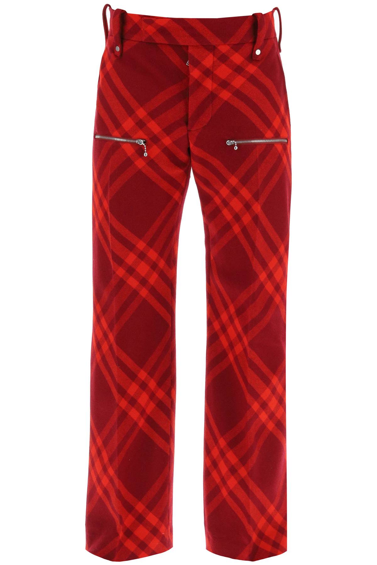 Burberry BURBERRY check wool pants