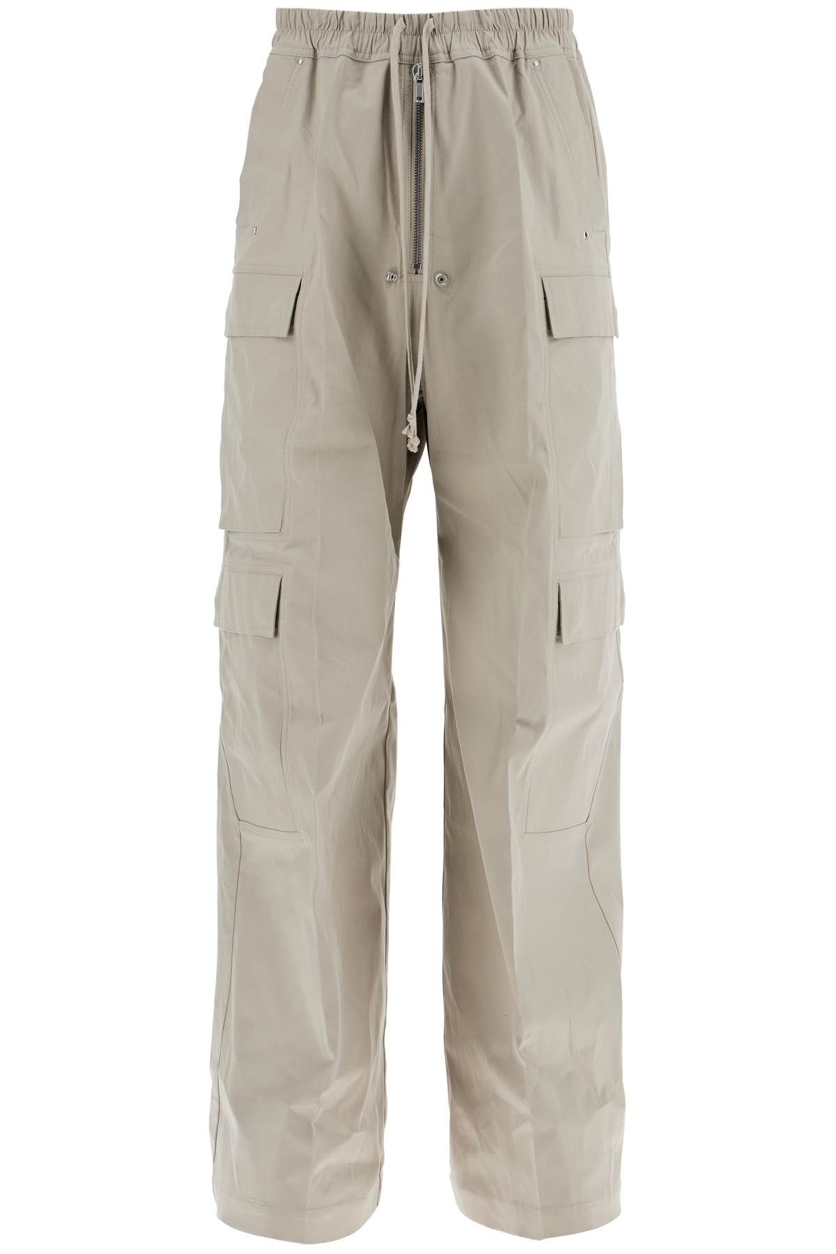 Rick Owens RICK OWENS heavy poplin cargo pants with belas