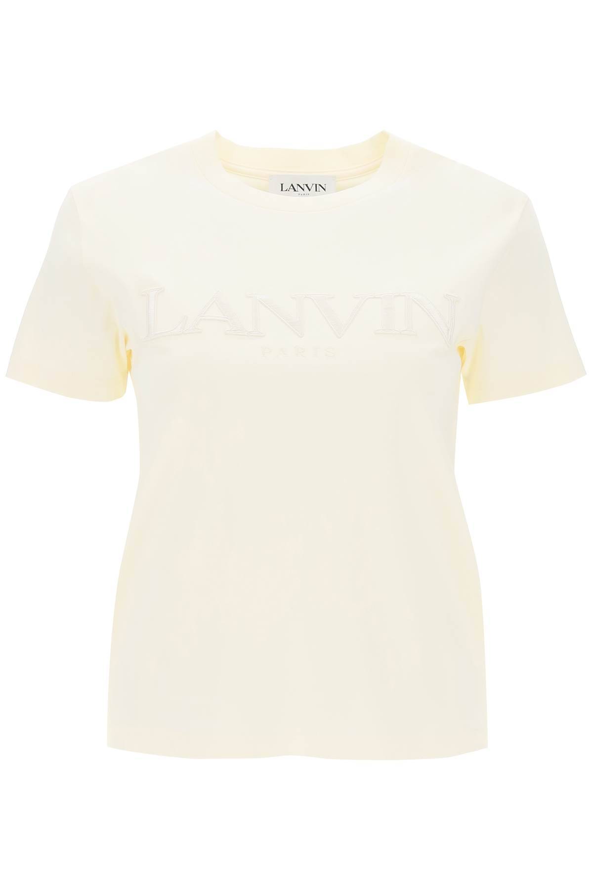 Lanvin LANVIN logo embroidered t-shirt