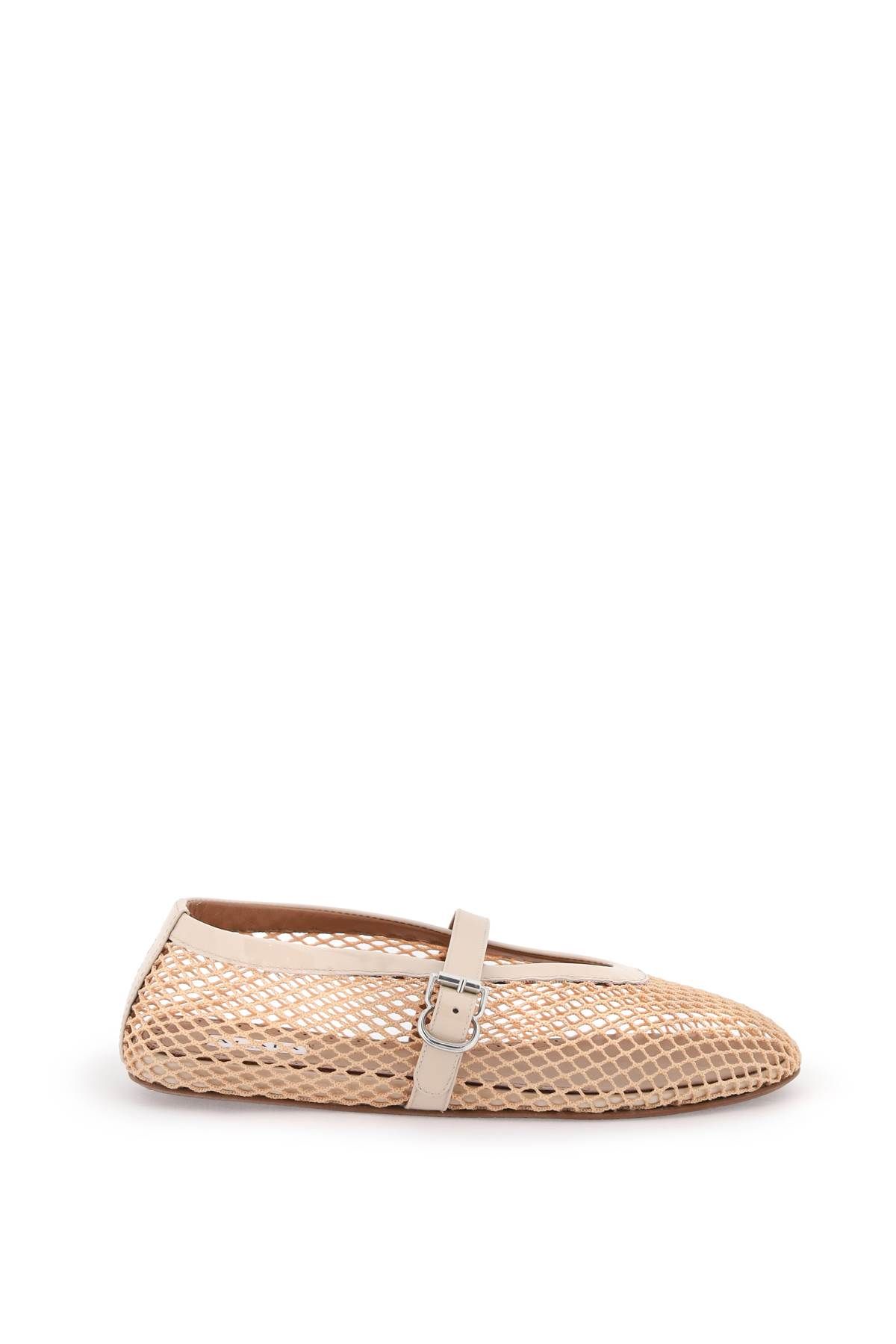 Alaïa ALAIA fishnet ballet flats