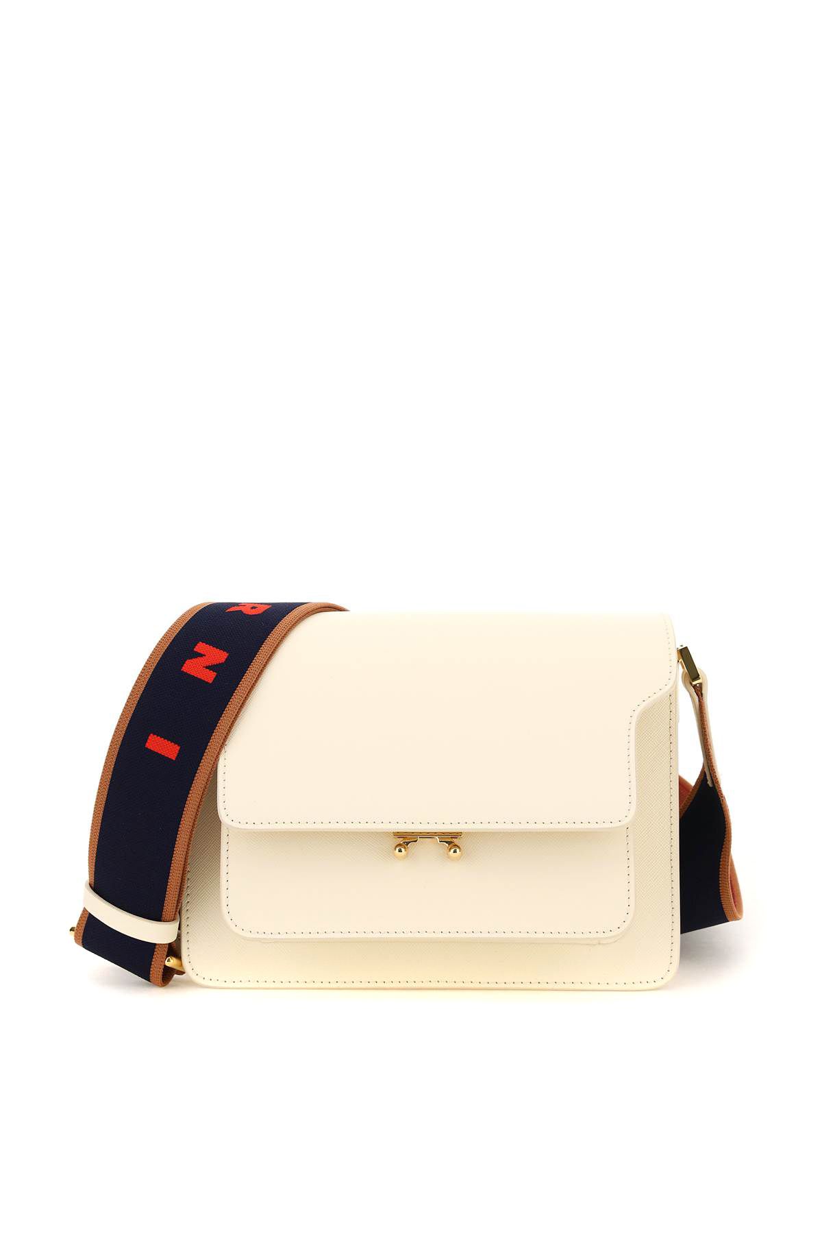 Marni MARNI trunk medium bag with logo strap