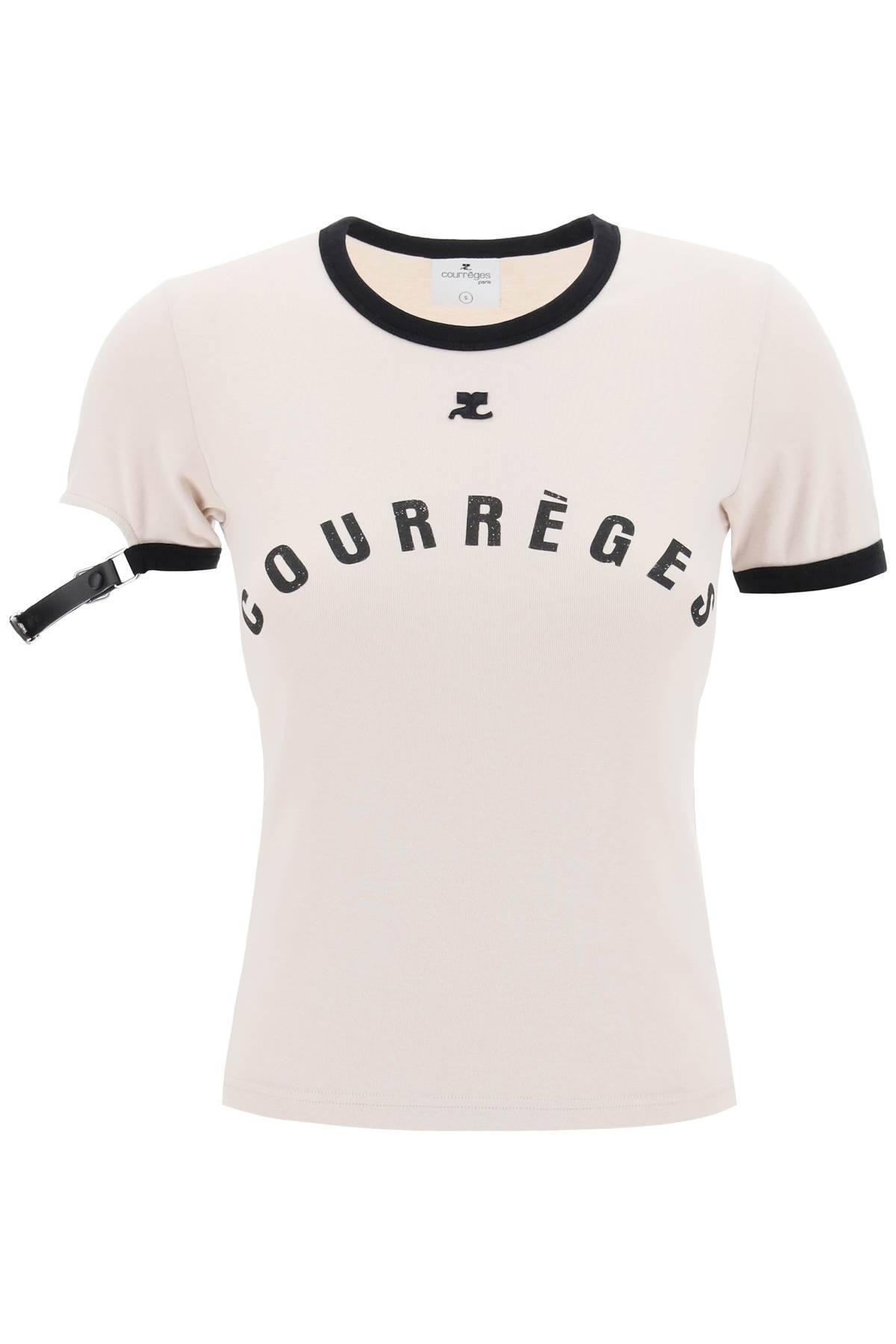 Courrèges COURREGES t-shirt with buckle fast
