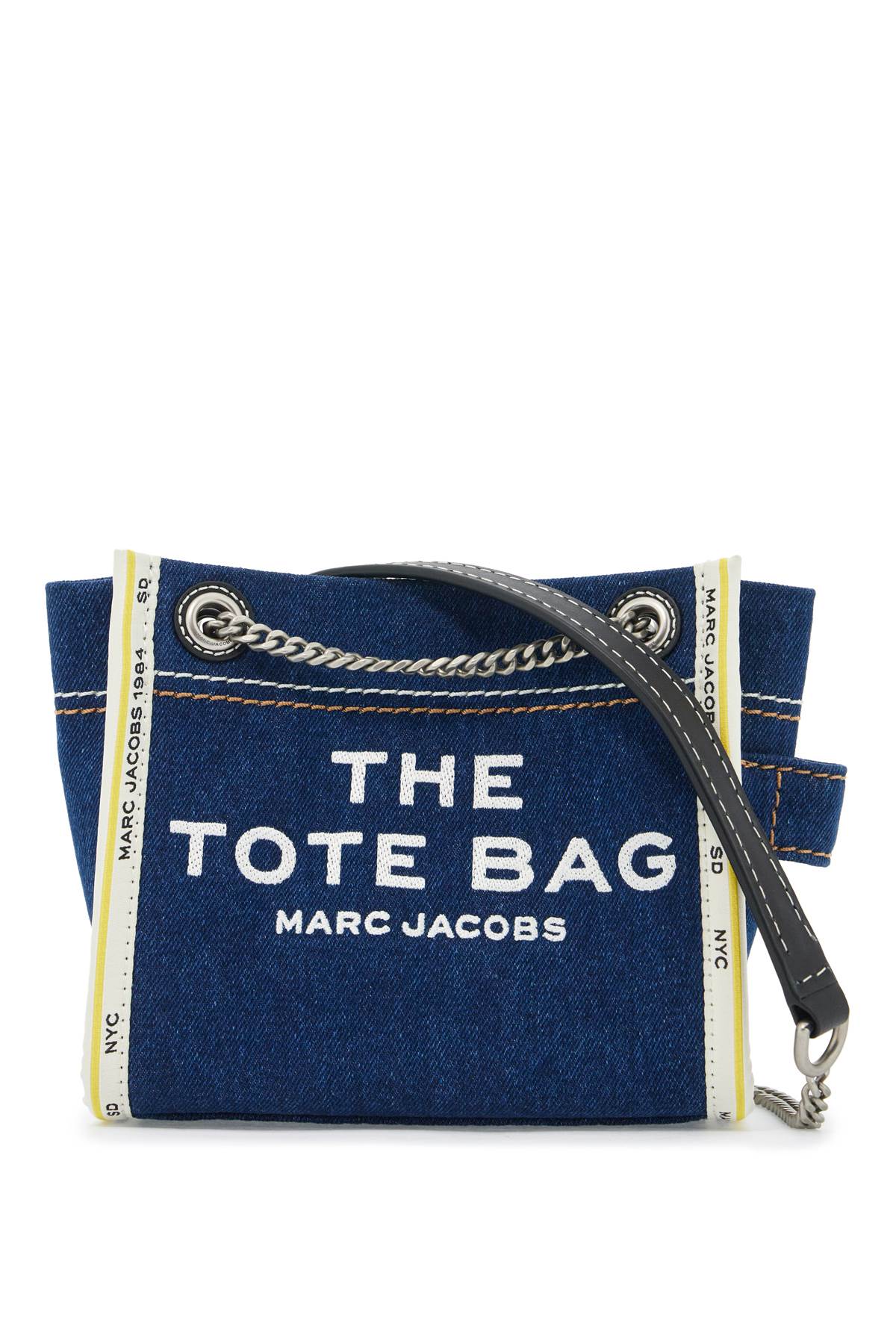 Marc Jacobs MARC JACOBS the denim chain crossbody tote bag