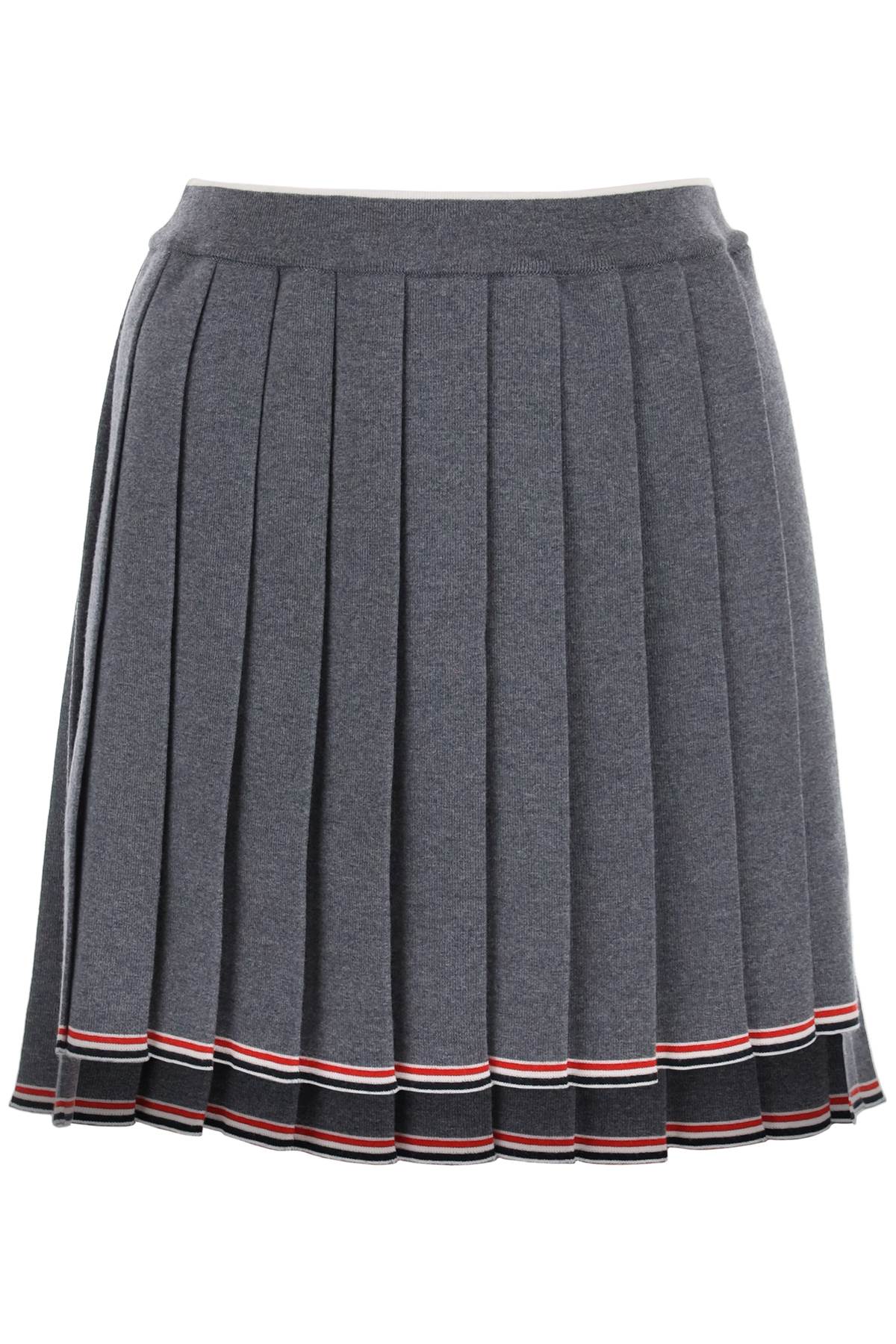 Thom Browne THOM BROWNE knitted pleated mini skirt