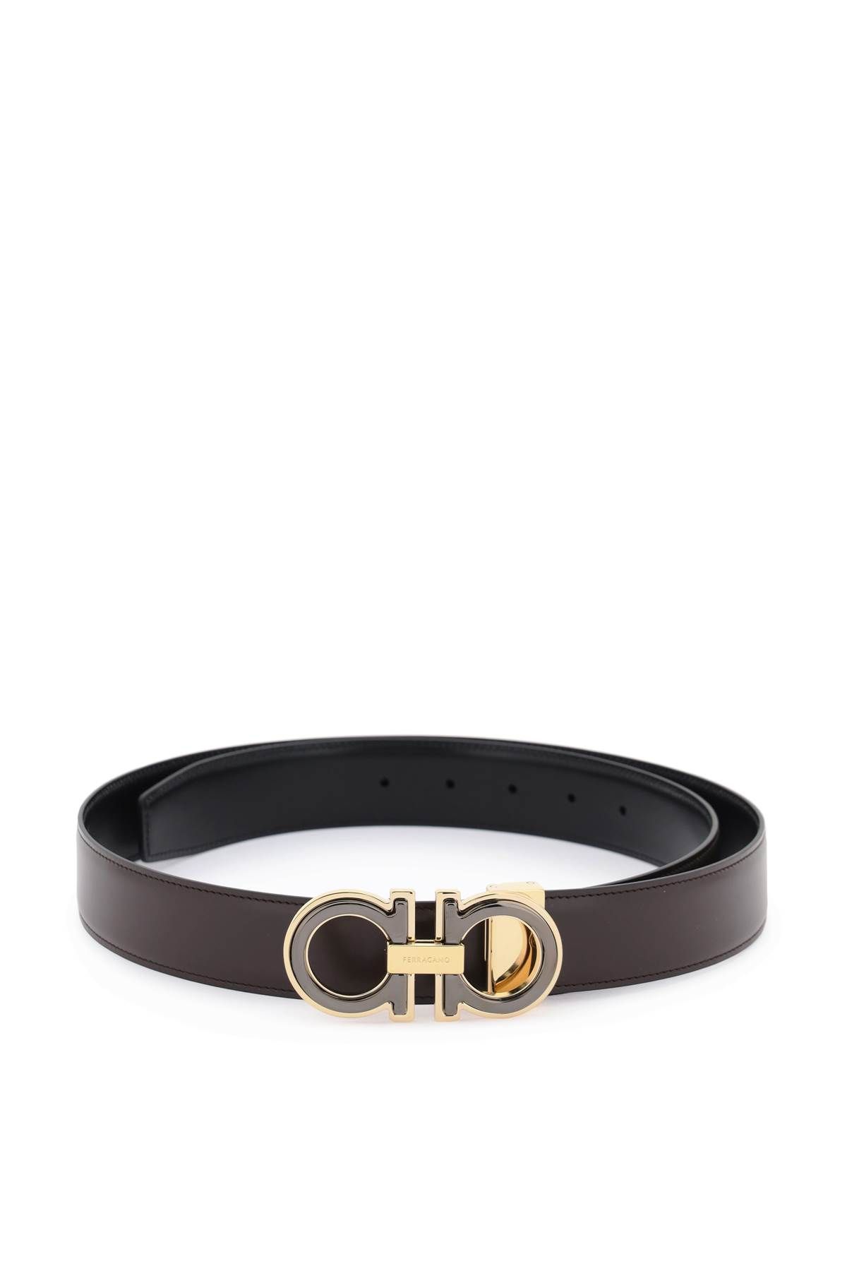 Ferragamo FERRAGAMO reversible gancini belt