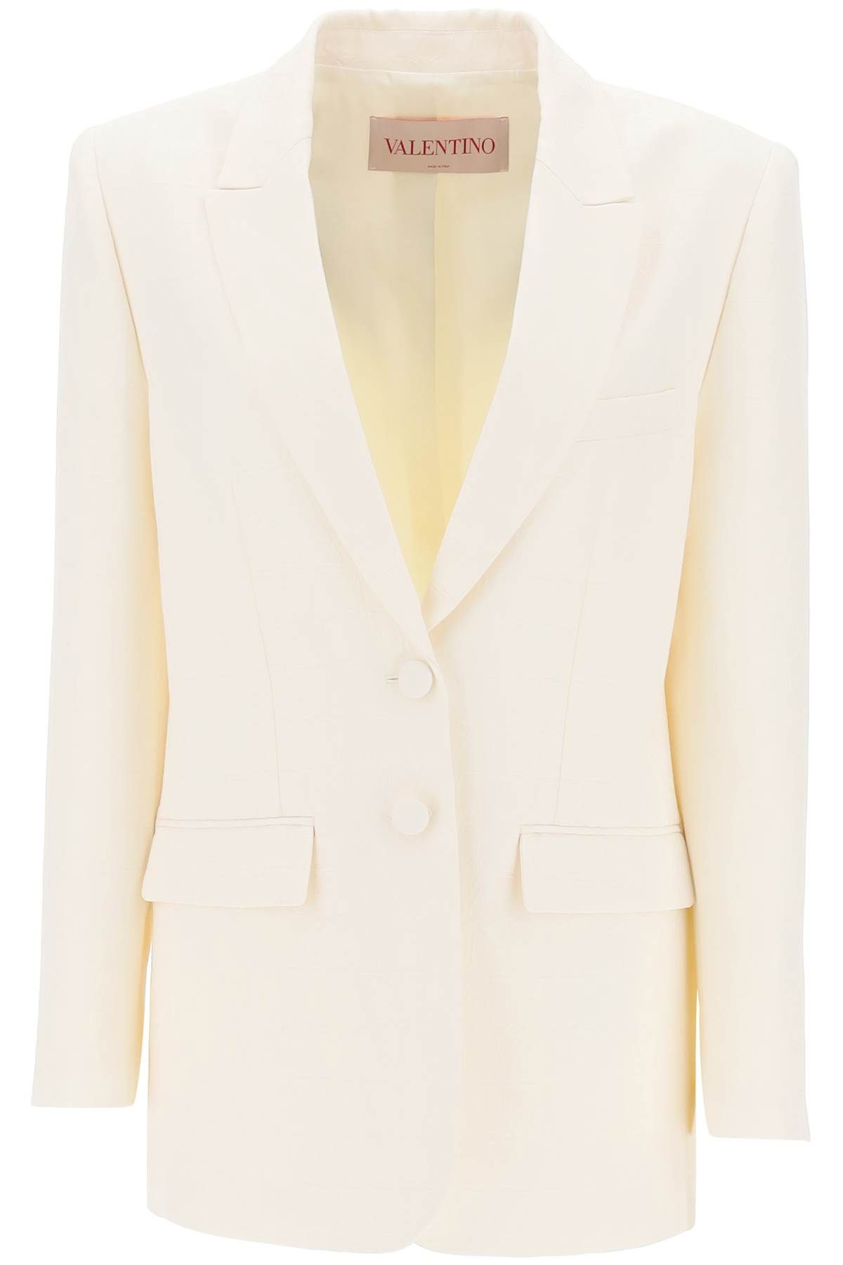 VALENTINO GARAVANI VALENTINO GARAVANI toile iconographe blazer in crepe couture