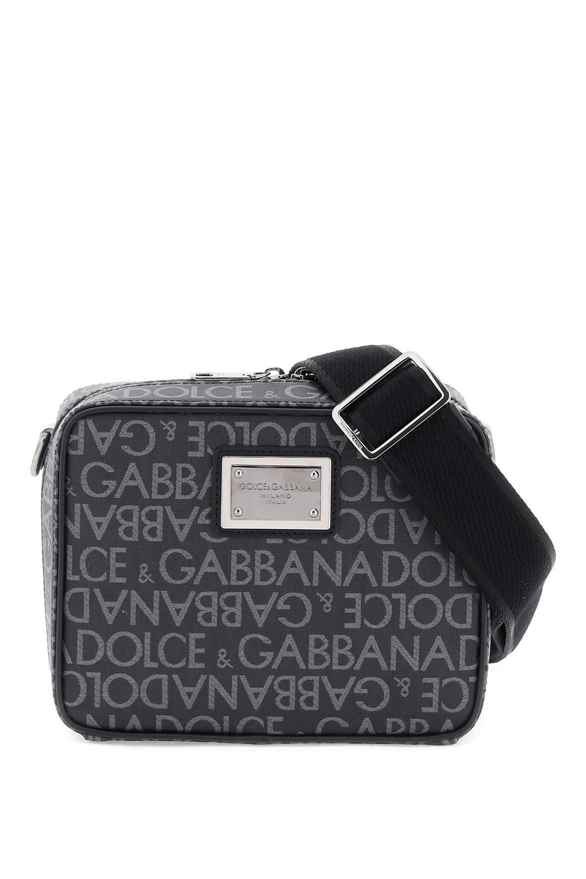 Dolce & Gabbana DOLCE & GABBANA coated jacquard messenger bag
