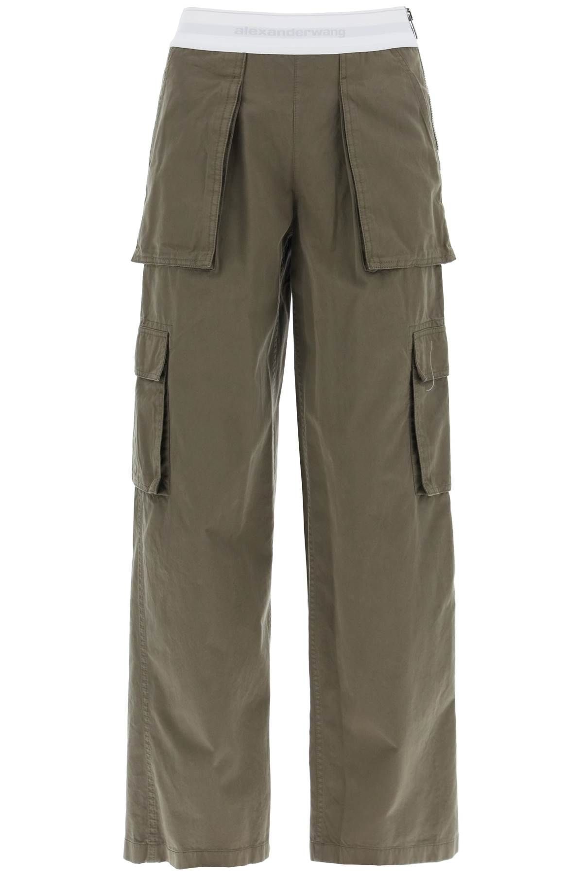 Alexander Wang ALEXANDER WANG rave cargo pants with elastic waistband