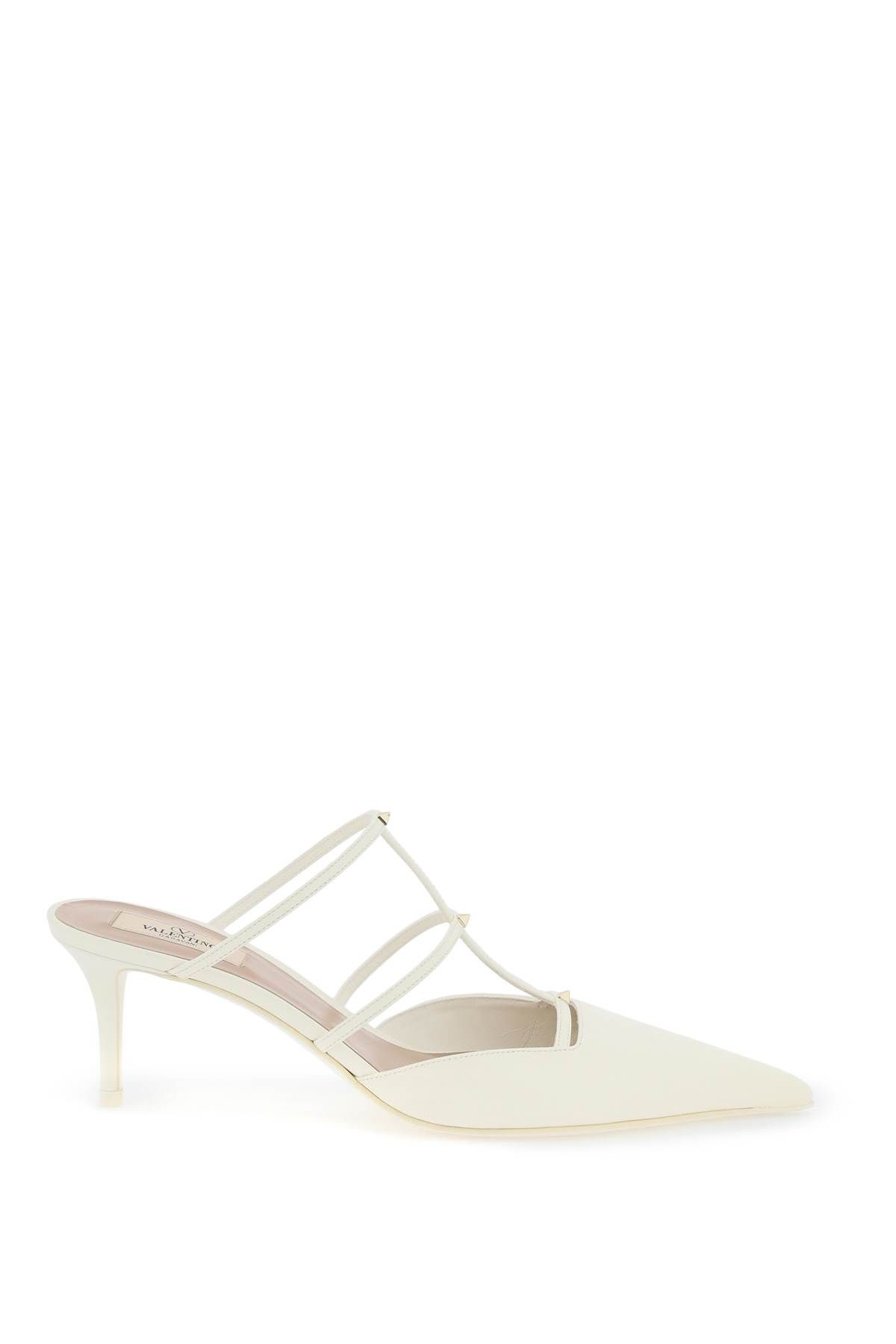 VALENTINO GARAVANI VALENTINO GARAVANI smooth leather rockstud wispy mules