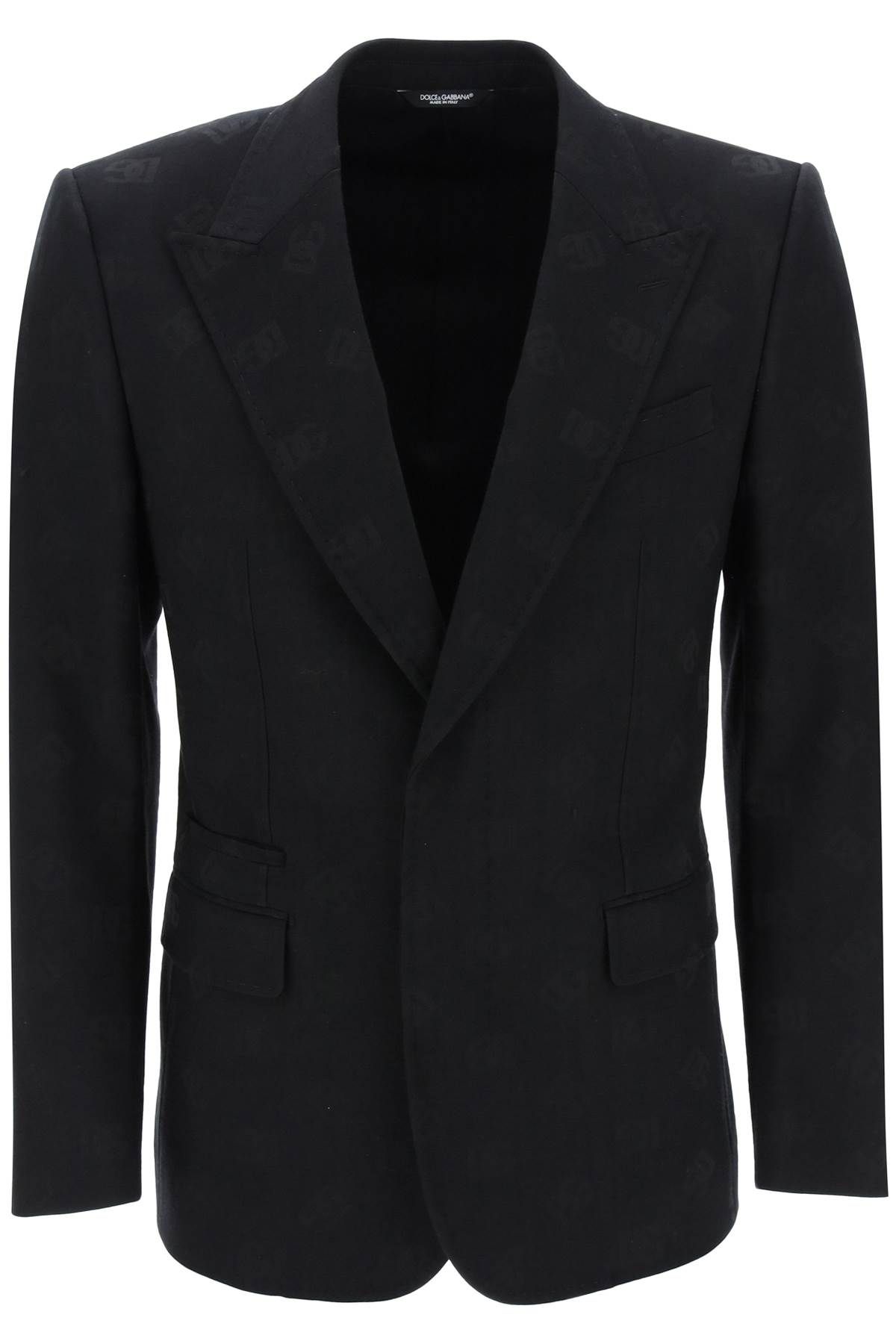 Dolce & Gabbana DOLCE & GABBANA sicilia single-breasted monogram jacket