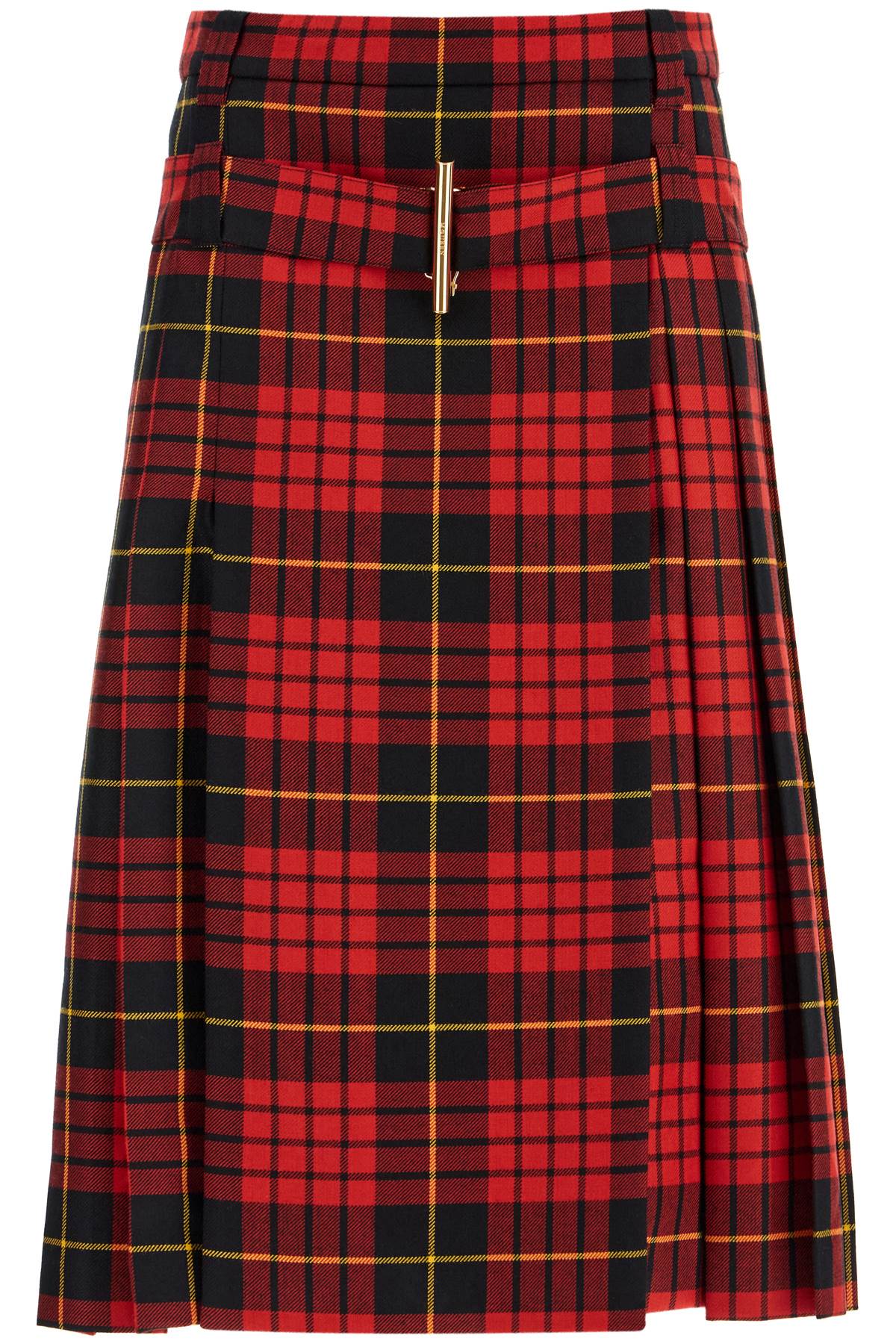 Alexander McQueen ALEXANDER MCQUEEN plaid pleated skirt with