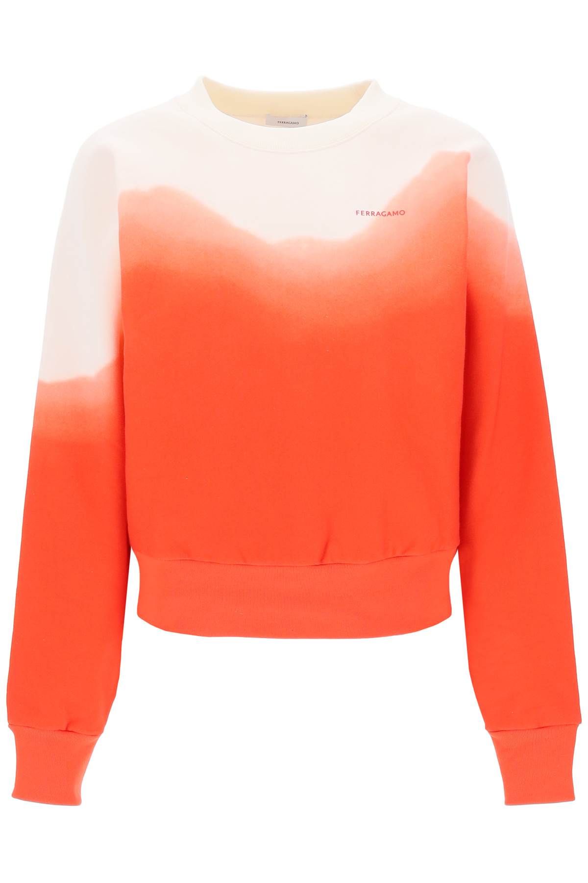 Ferragamo FERRAGAMO dip-dye effect sweatshirt