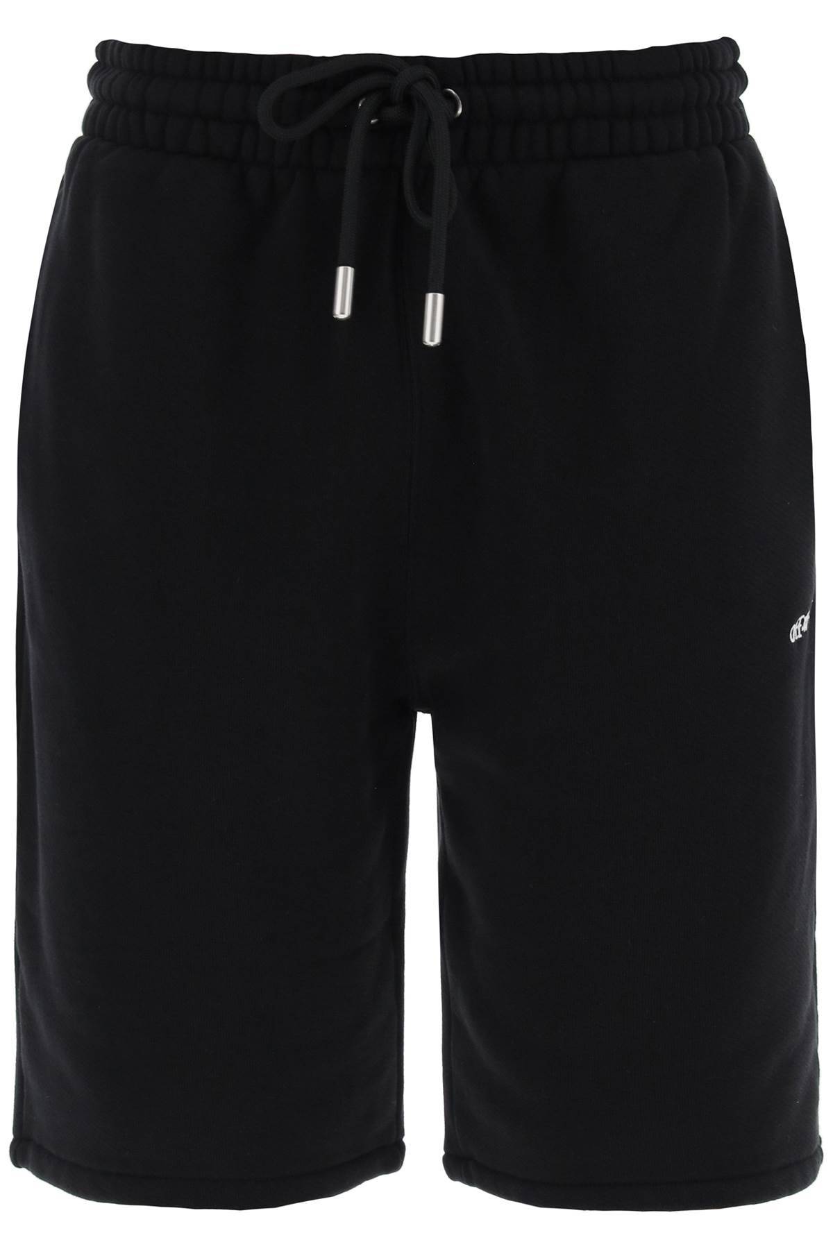 OFF-WHITE OFF-WHITE "sporty bermuda shorts with embroidered arrow