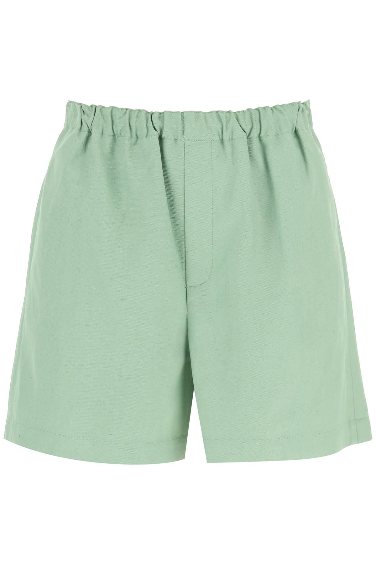 LOULOU STUDIO LOULOU STUDIO viscose and linen shorts