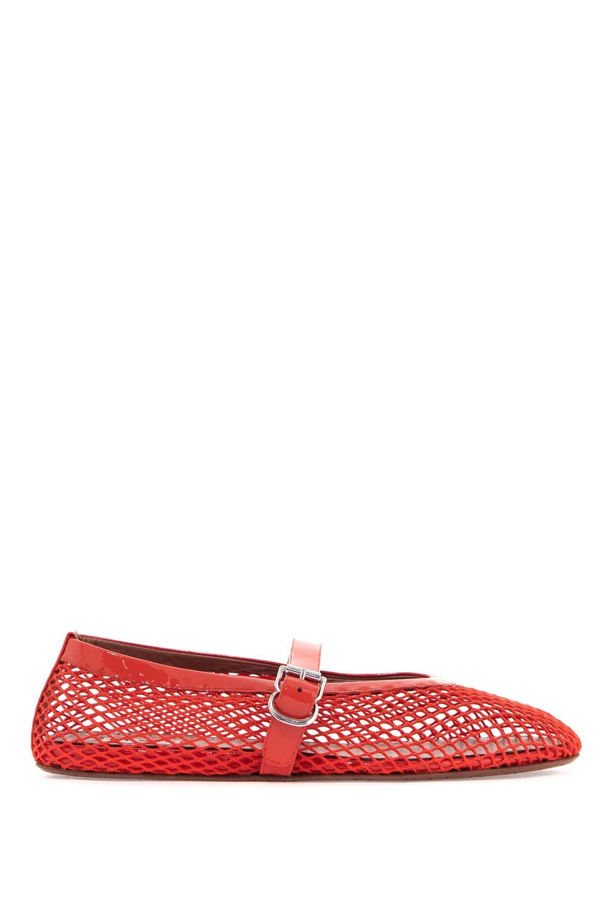 Alaïa ALAIA fishnet ballet flats