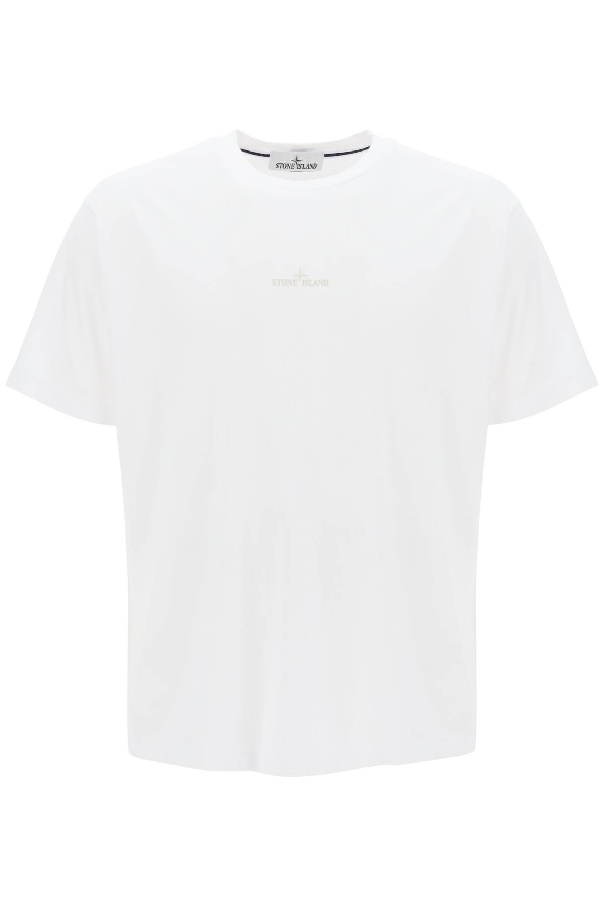 Stone Island STONE ISLAND t-shirt with lived-in effect print