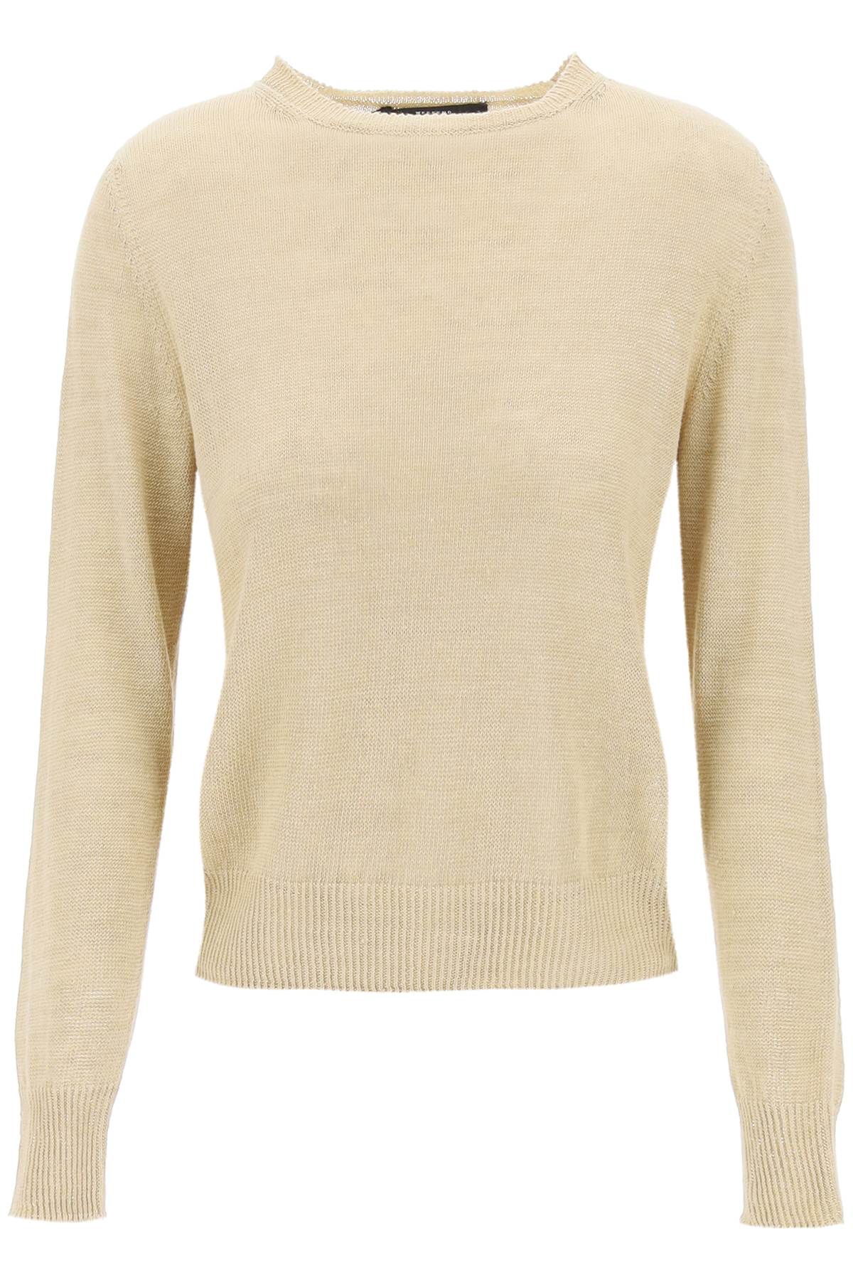 Weekend Max Mara WEEKEND MAX MARA aztec linen pullover sweater