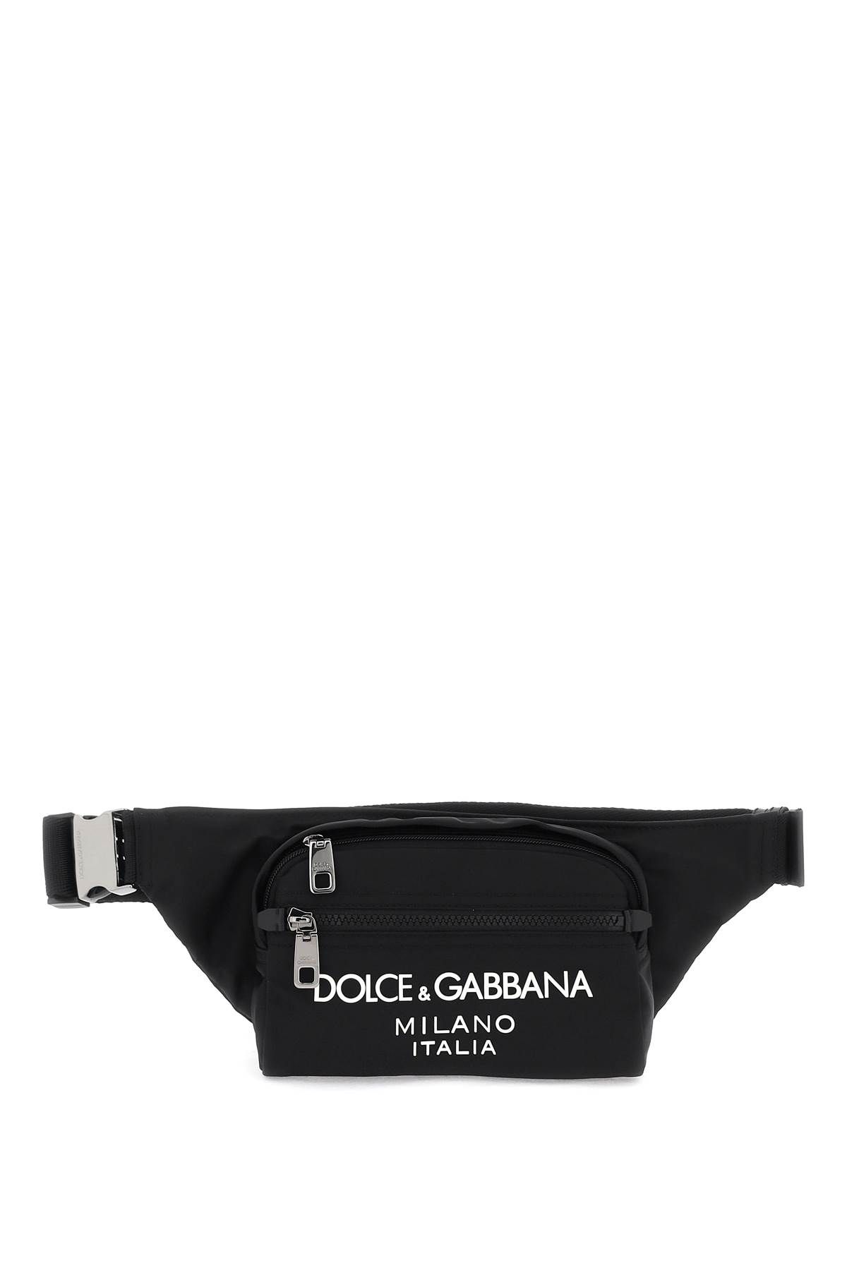 Dolce & Gabbana DOLCE & GABBANA nylon beltpack bag with logo