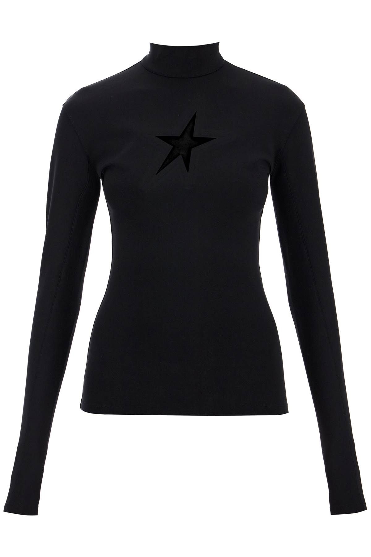 Mugler MUGLER long-sleeved star top for