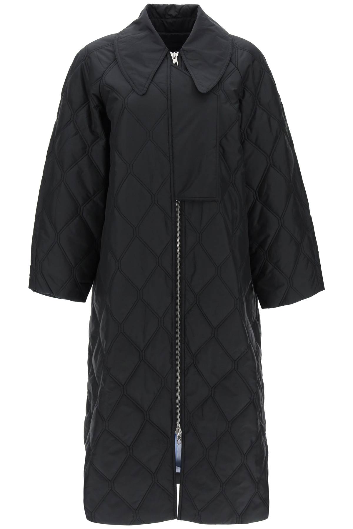 Ganni GANNI quilted oversized coat