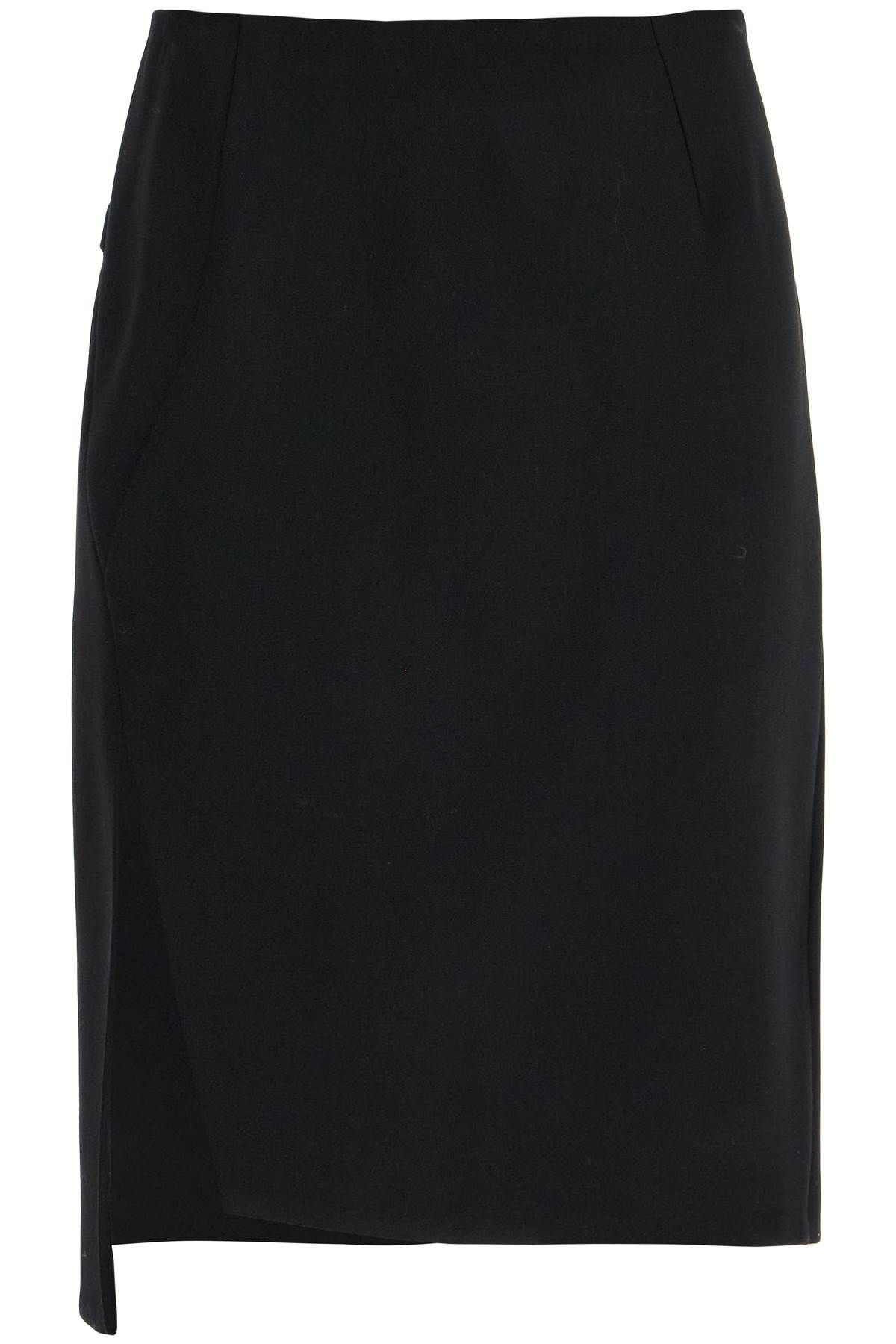 Versace VERSACE asymmetric midi skirt