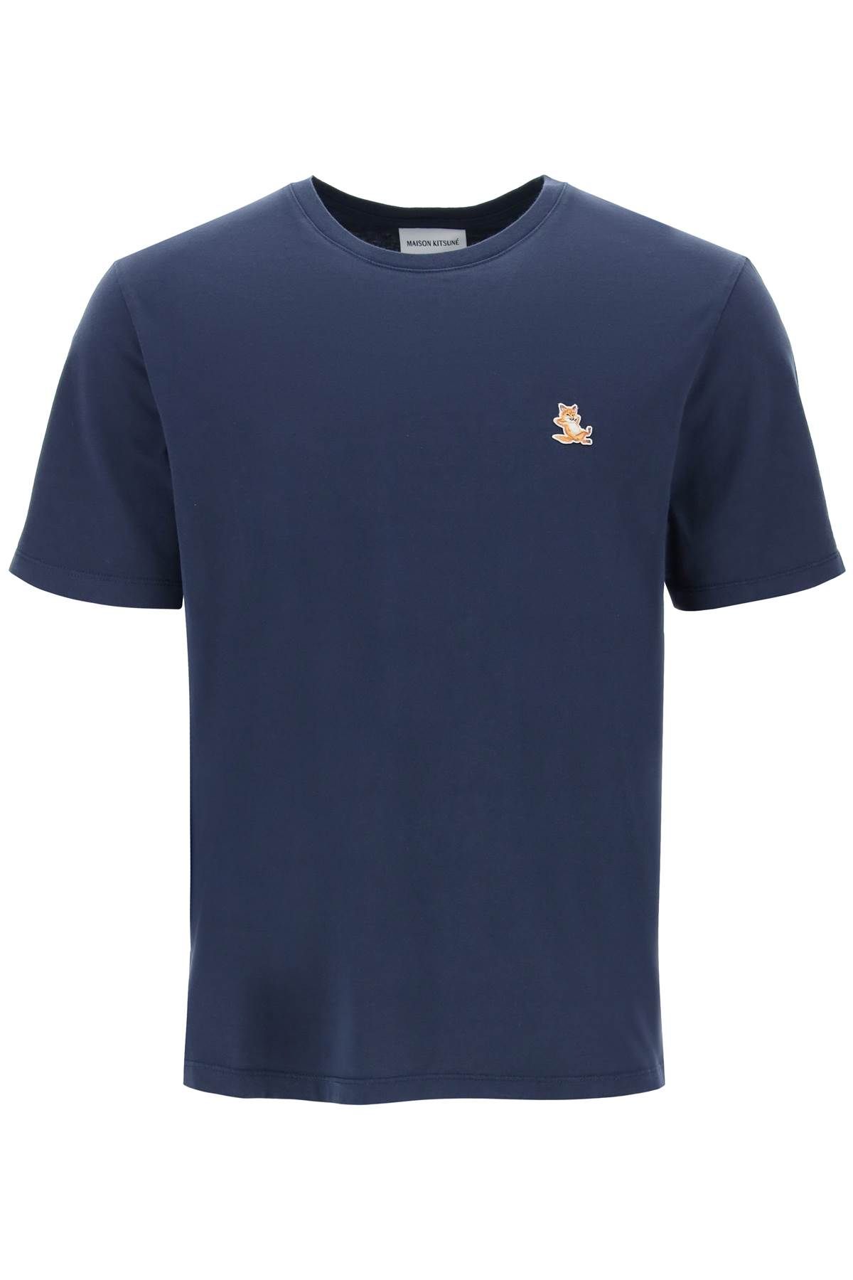 Maison Kitsuné MAISON KITSUNE chillax fox patch t-shirt