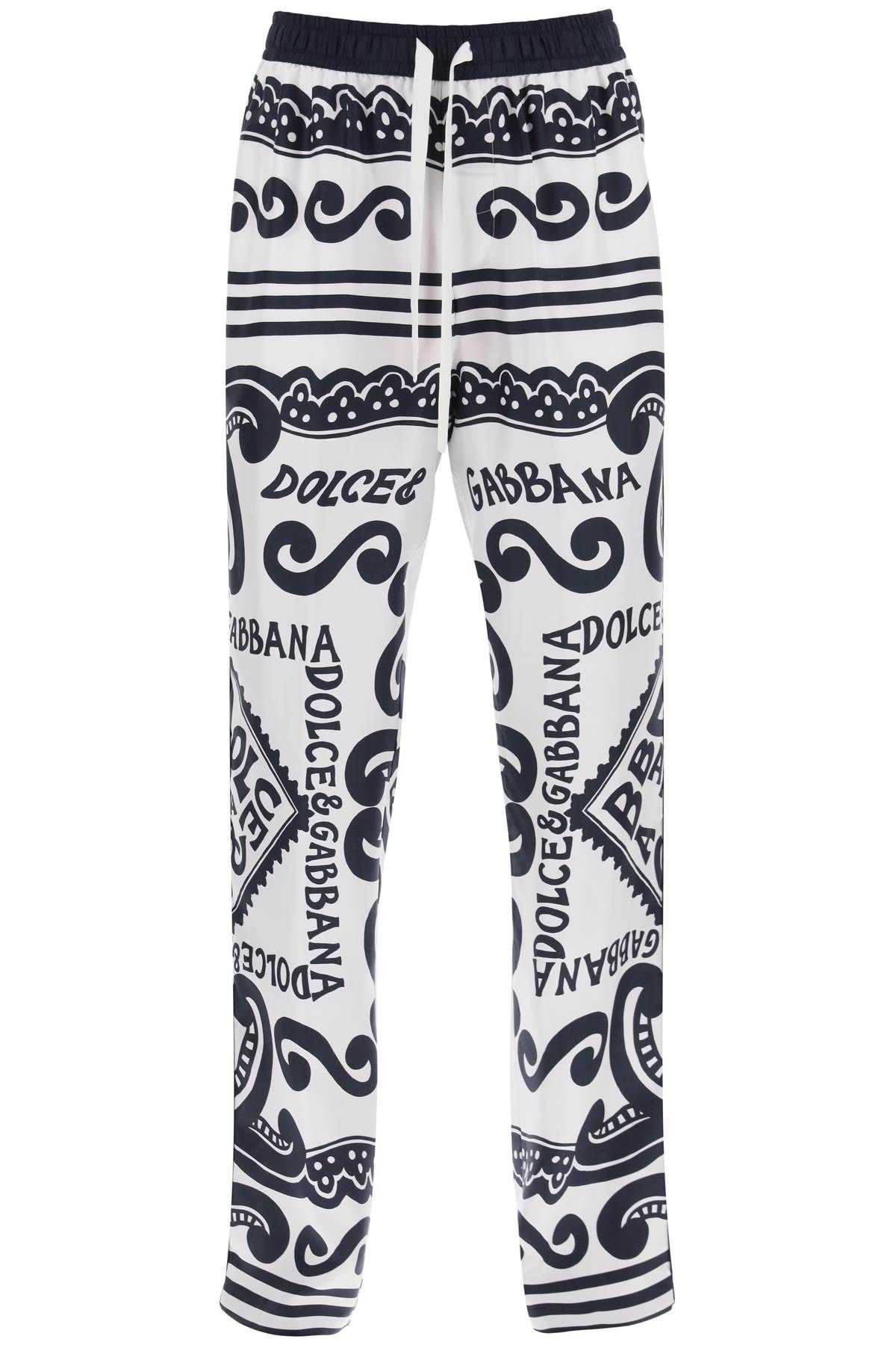 Dolce & Gabbana DOLCE & GABBANA pajama pants with marina print