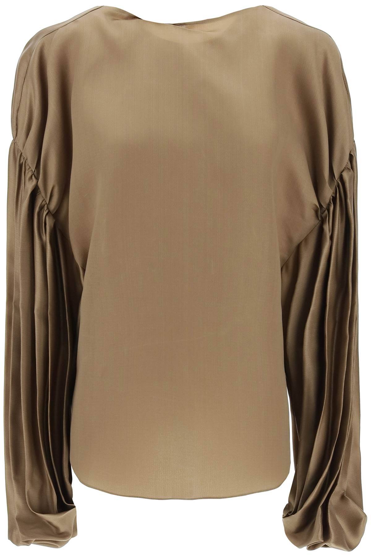 Khaite KHAITE "quico blouse with puffed sleeves