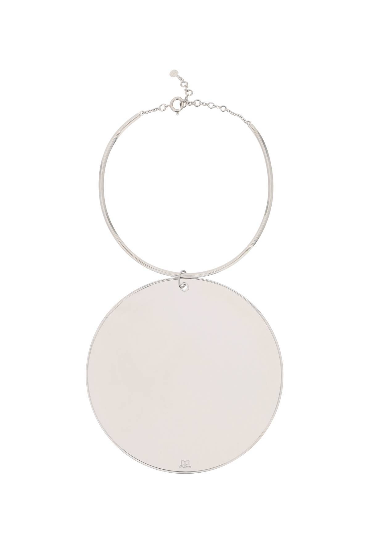 Courrèges COURREGES mirror charm necklace