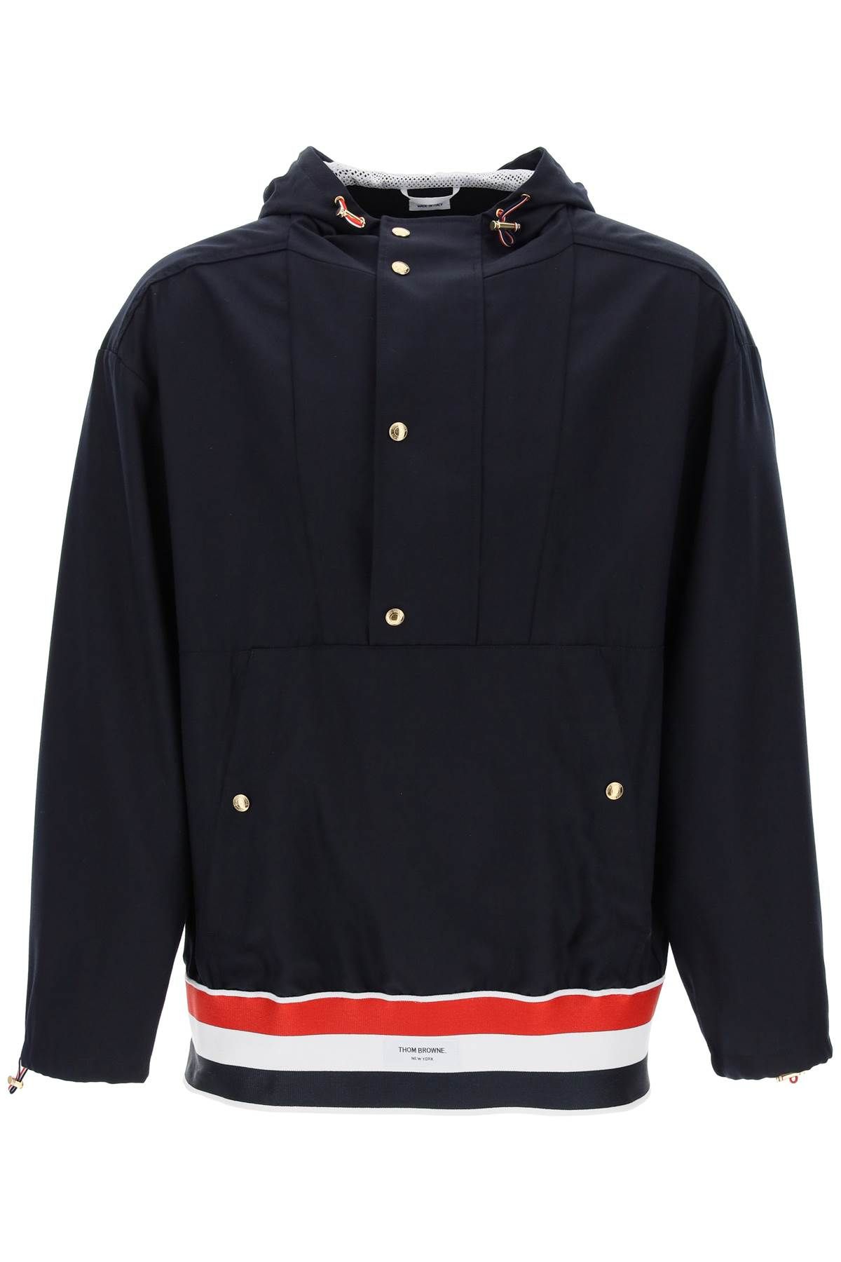 Thom Browne THOM BROWNE "lightweight wool anorak with tr