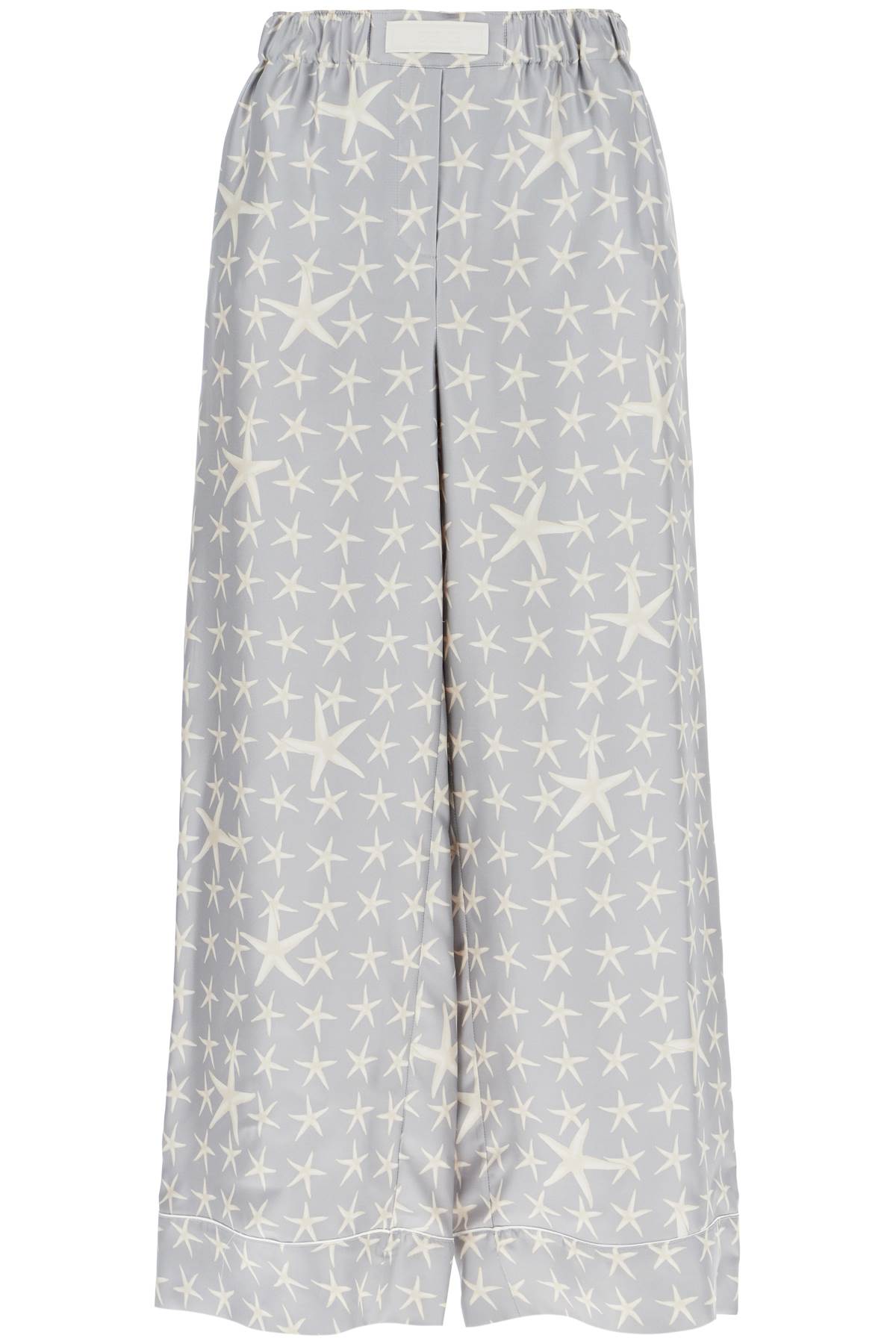 Versace VERSACE silk pants with starfish print