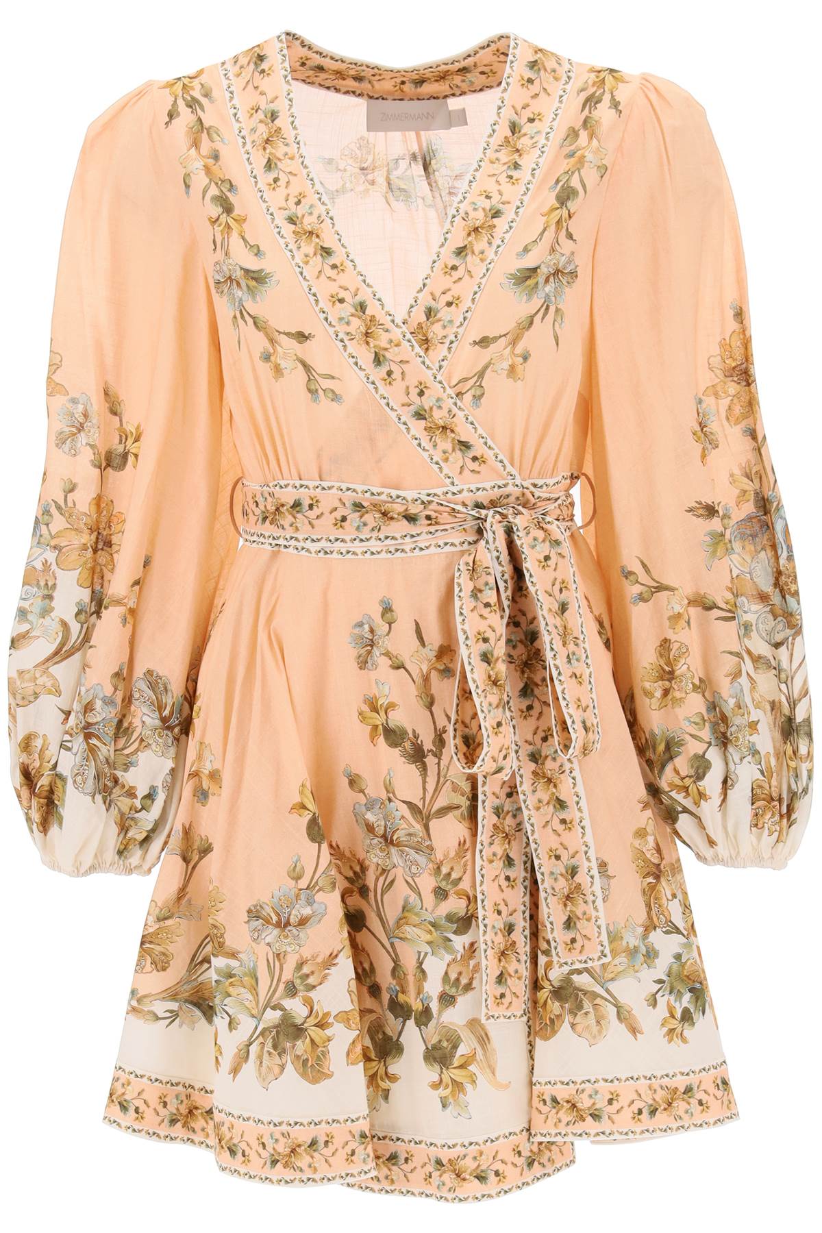 Zimmermann ZIMMERMANN chintz wrap mini dress