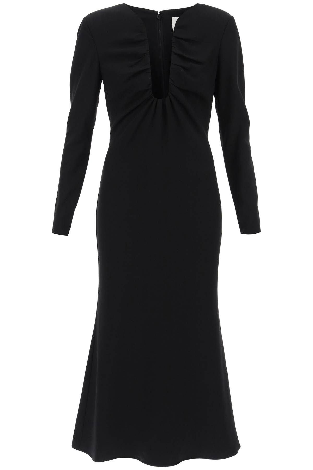 Roland Mouret ROLAND MOURET midi dress with plunging neckline