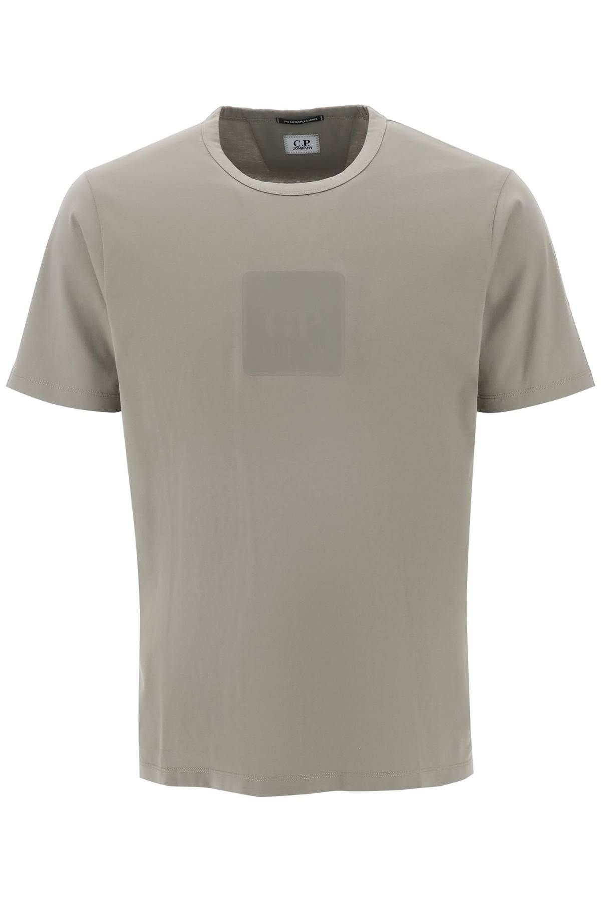 CP COMPANY CP COMPANY mercerized cotton t-shirt with logo badge