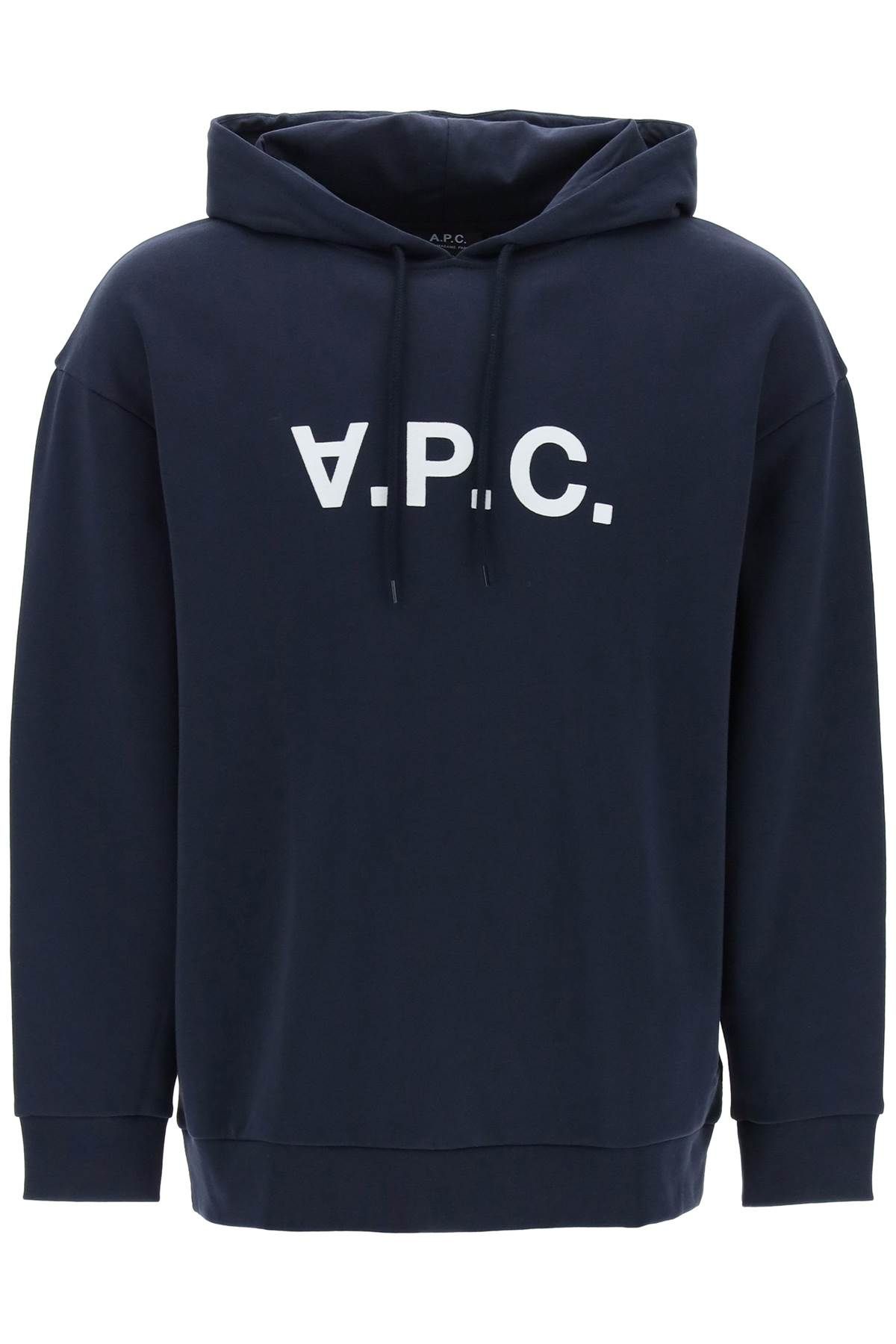 A.P.C. A. P.C. milo hoodie with flocked logo print