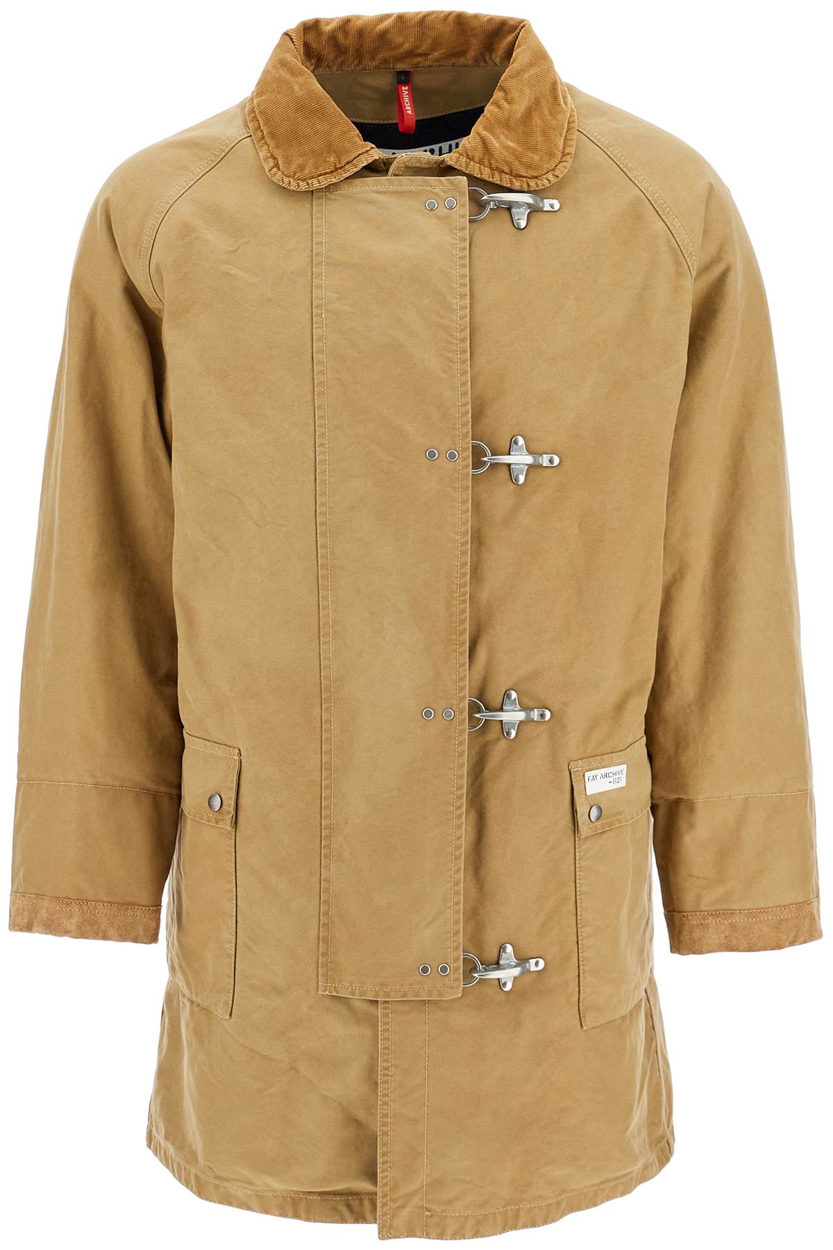  FAY ARCHIVE padded canvas jacket coat