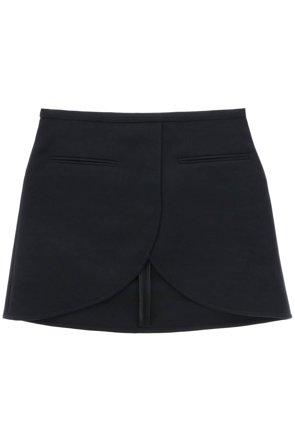 Courrèges COURREGES ellipse twill mini skirt in