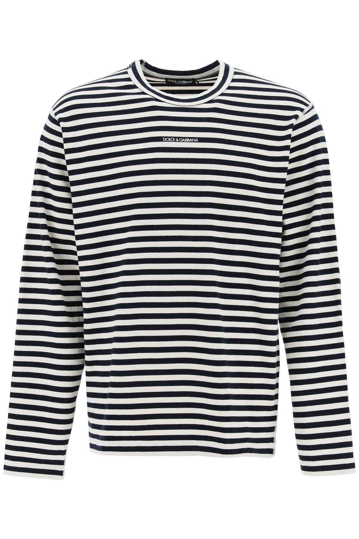 Dolce & Gabbana DOLCE & GABBANA long-sleeved striped t-shirt