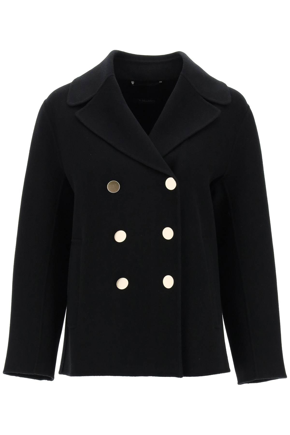  'S MAX MARA margot double-breated wool peacoat