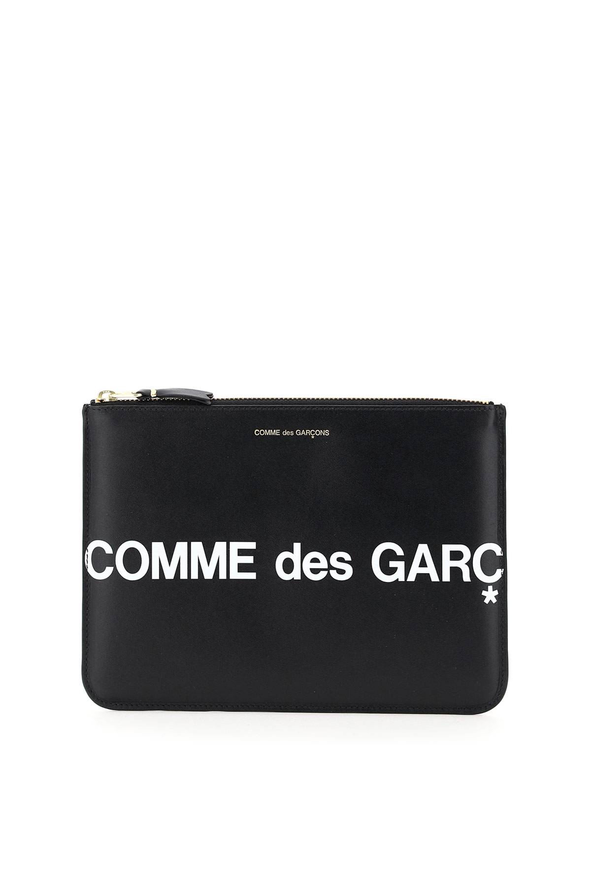 COMME DES GARCONS WALLET COMME DES GARCONS WALLET leather pouch with logo