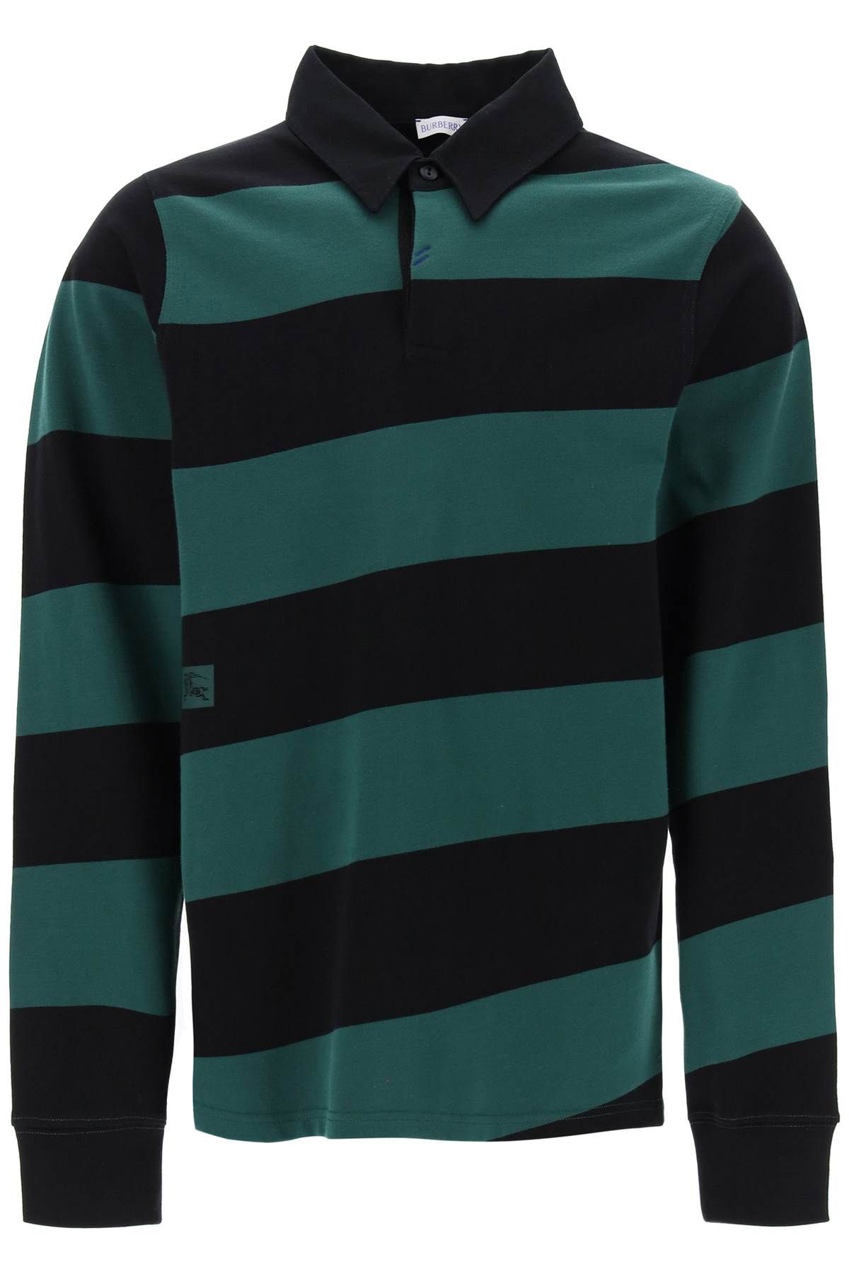 Burberry BURBERRY striped long sleeve polo shirt