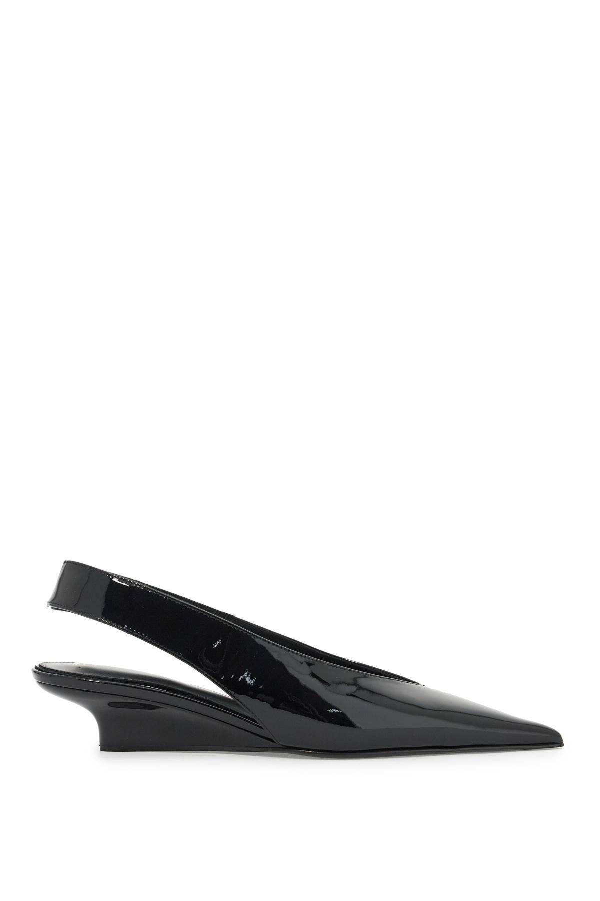 Toteme TOTEME slingback patent leather wedge dãcol