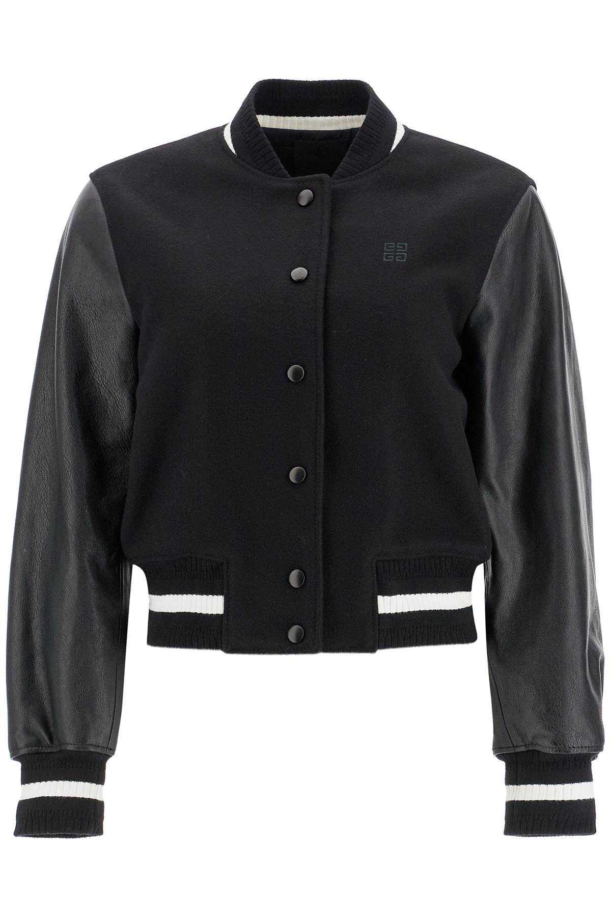 Givenchy GIVENCHY wool and leather varsity jacket