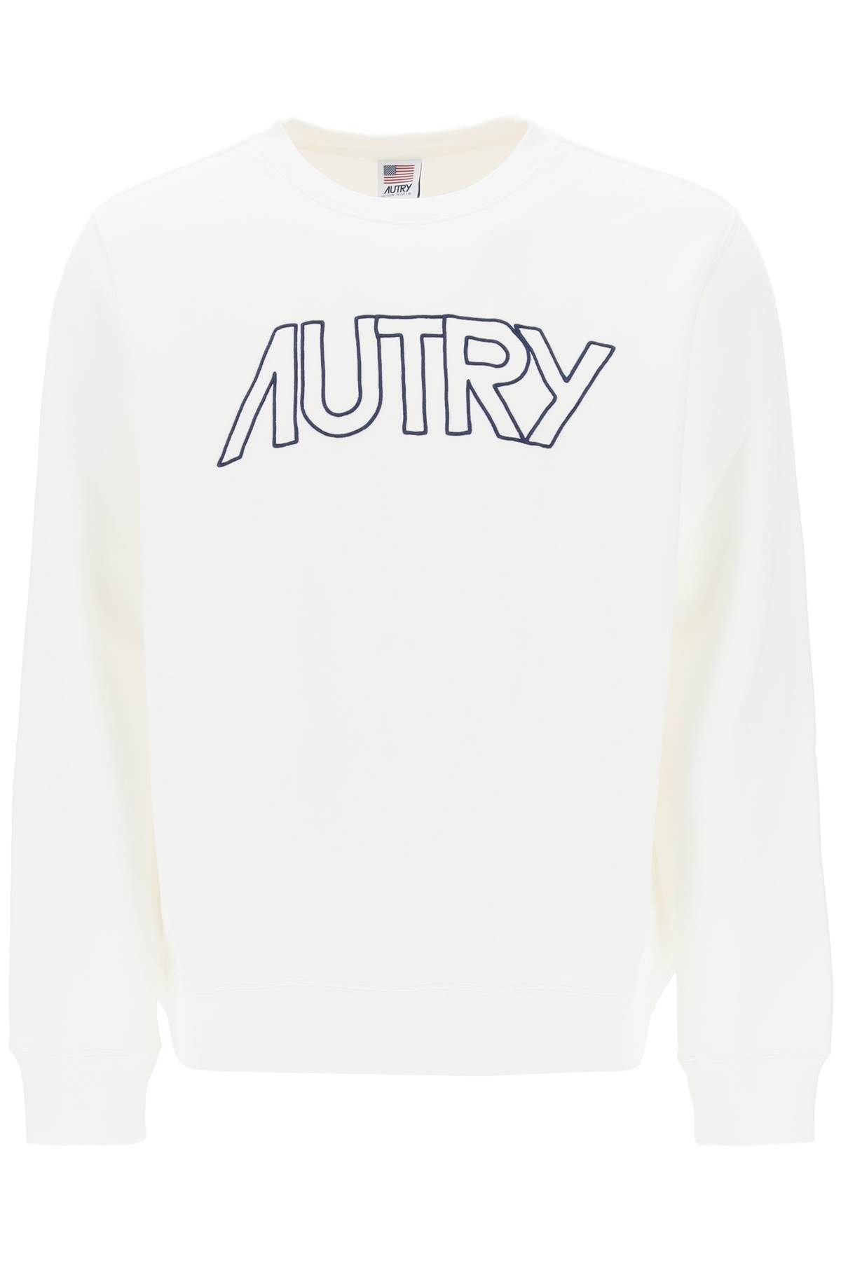 AUTRY AUTRY crew-neck sweatshirt with logo embroidery