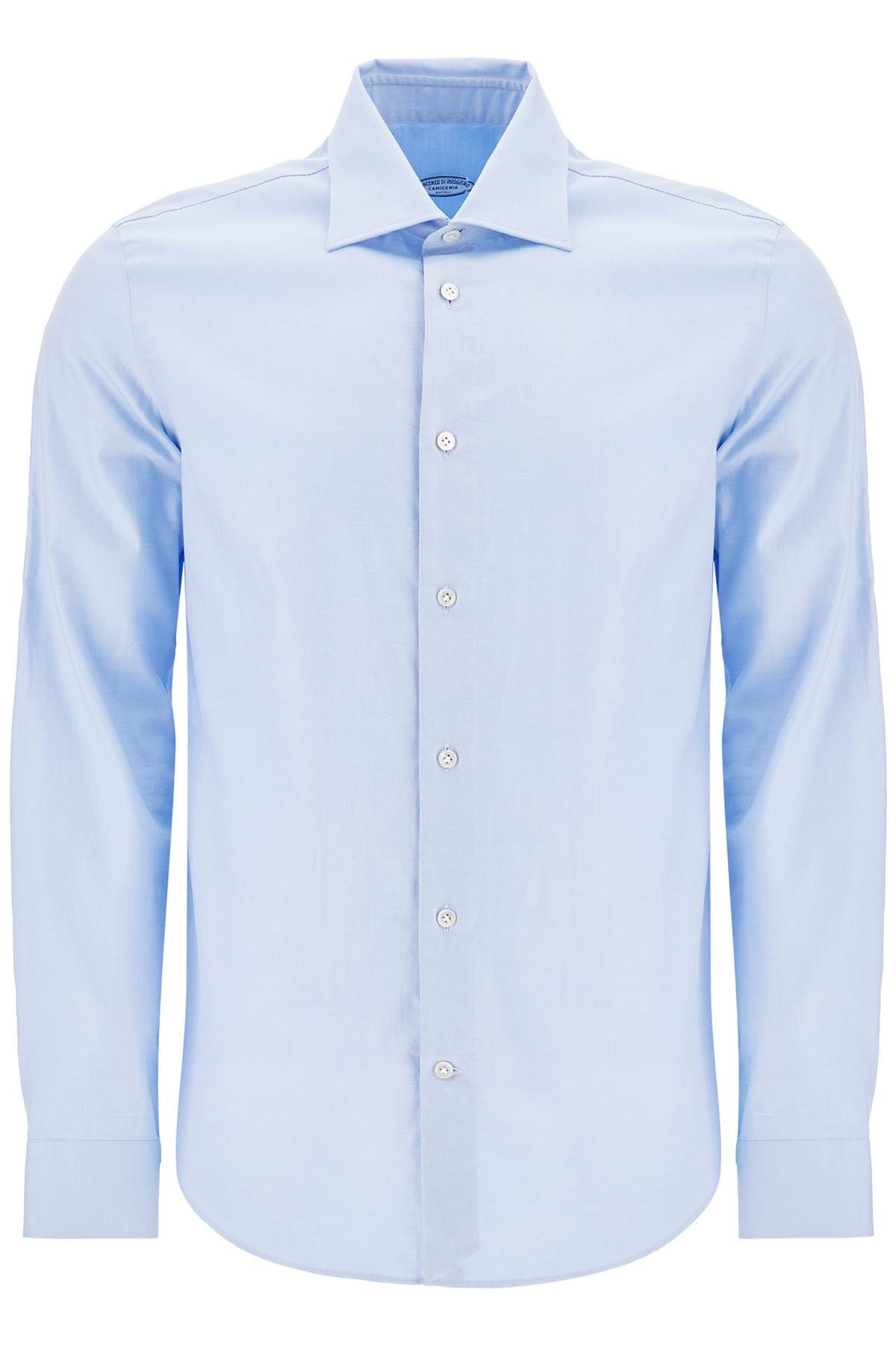  VINCENZO DI RUGGIERO slim fit twill shirt for men