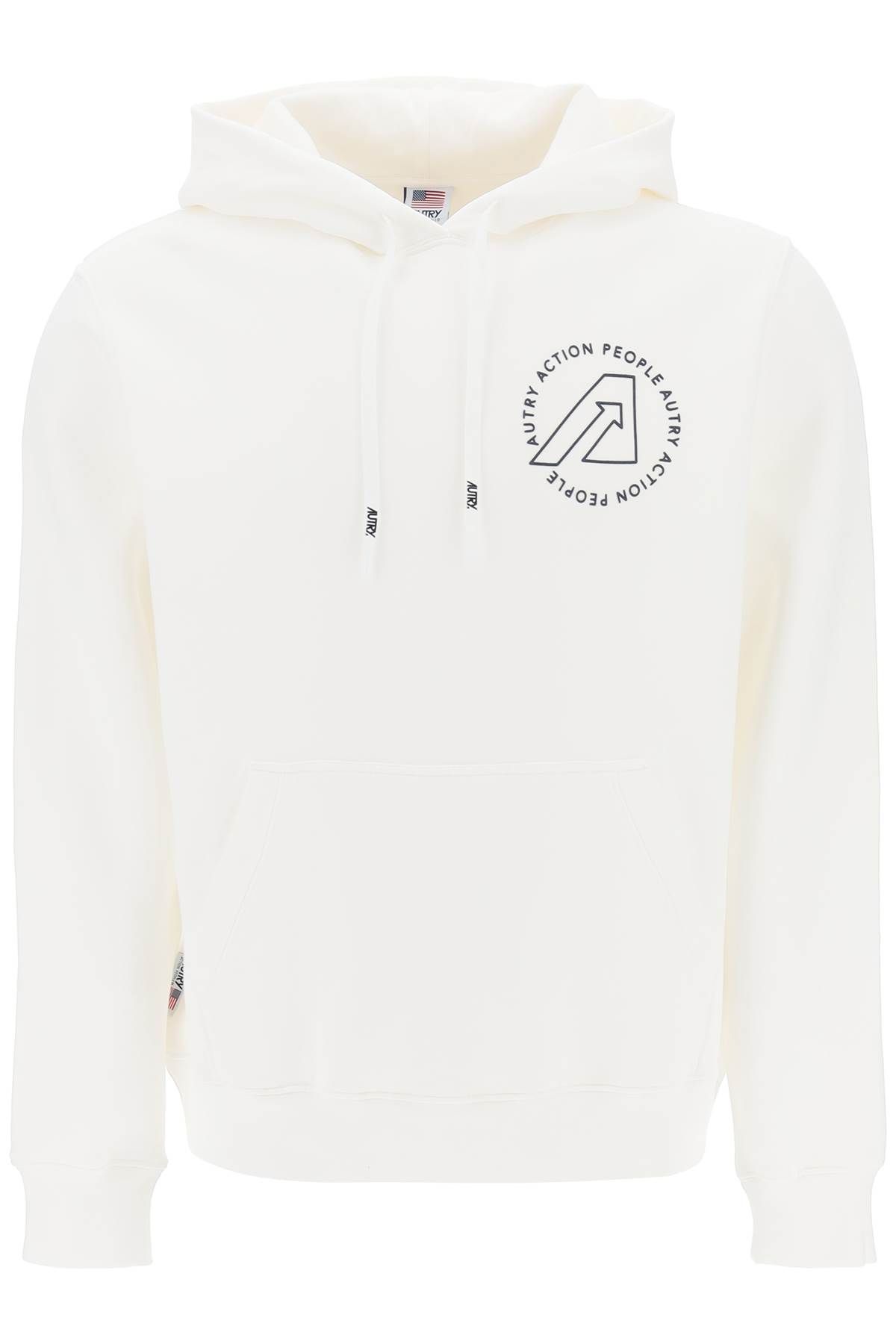 AUTRY AUTRY logo print icon hoodie