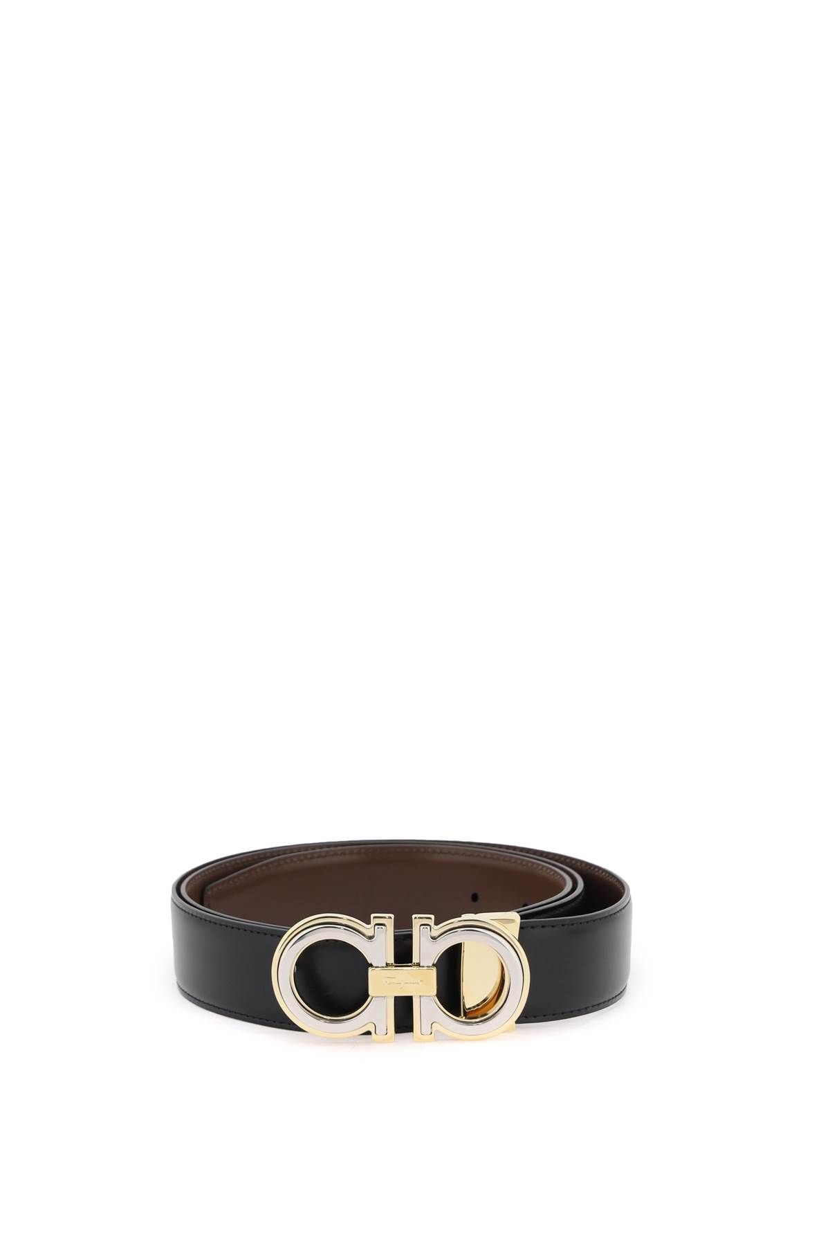 Ferragamo FERRAGAMO reversible gancini buckle belt