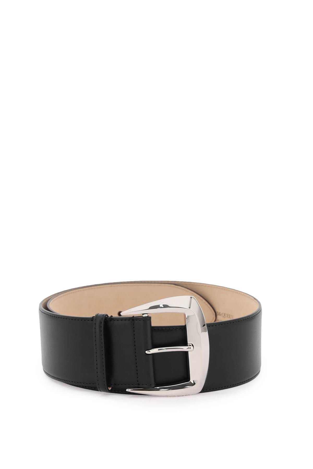 Alexander McQueen ALEXANDER MCQUEEN geometric buckle waist belt