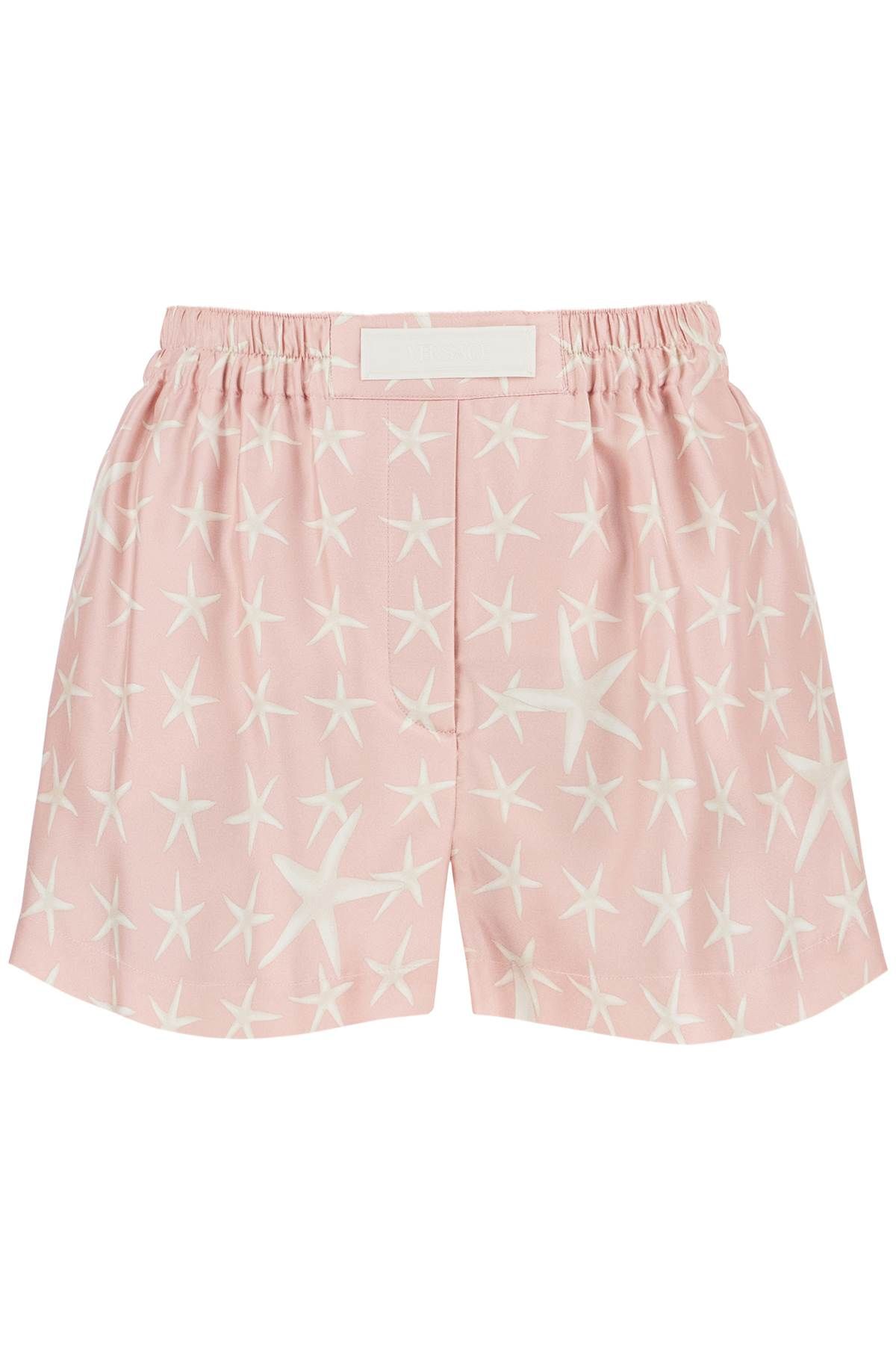 Versace VERSACE "silk starfish shorts set
