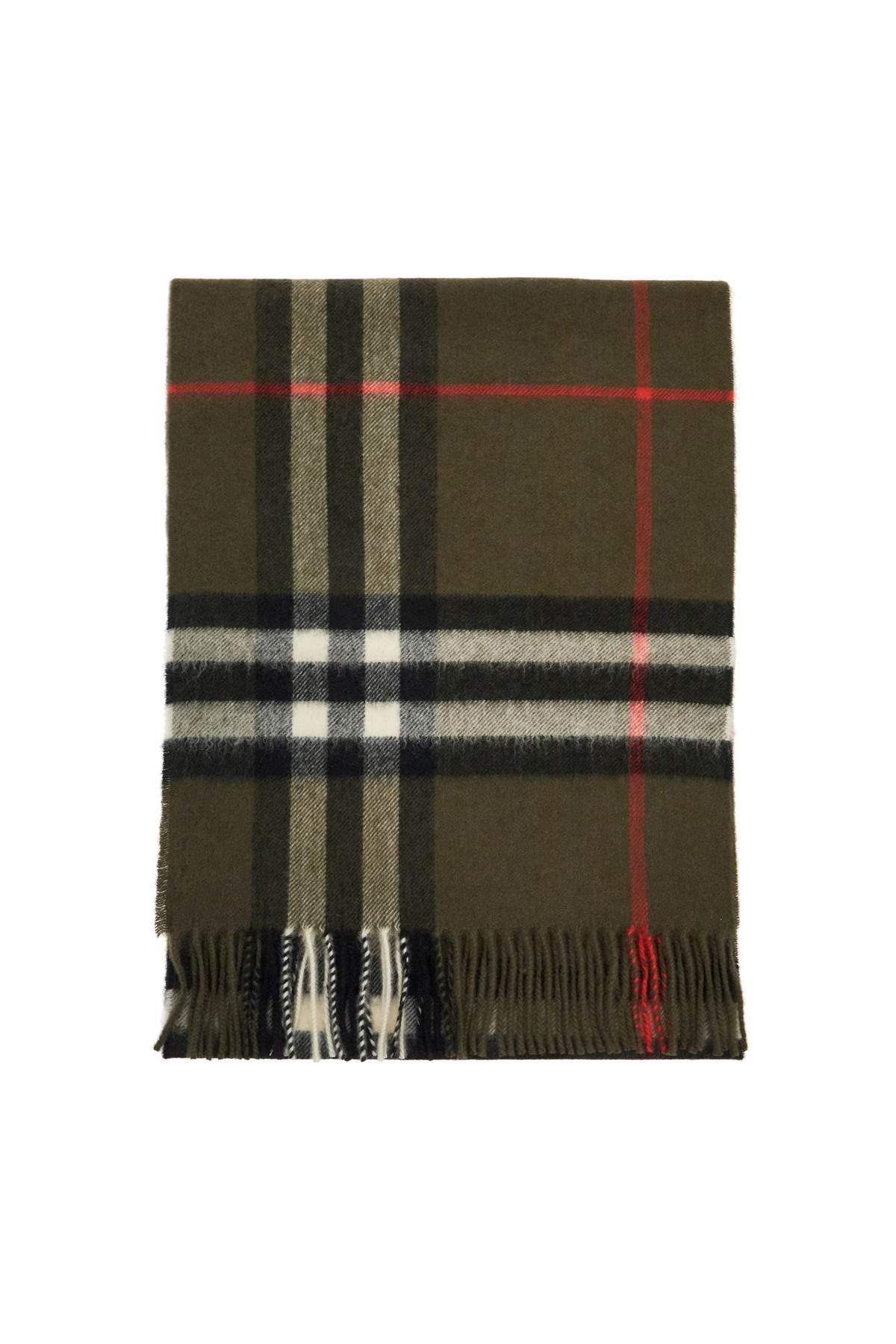 Burberry BURBERRY check cashmere scarf